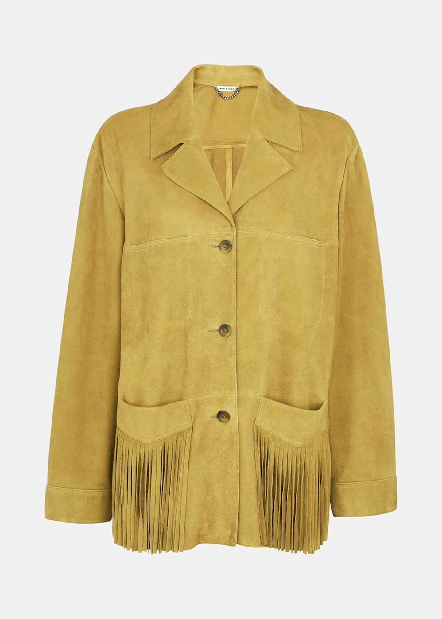 Whistles Lani Tassel Suede Jacket