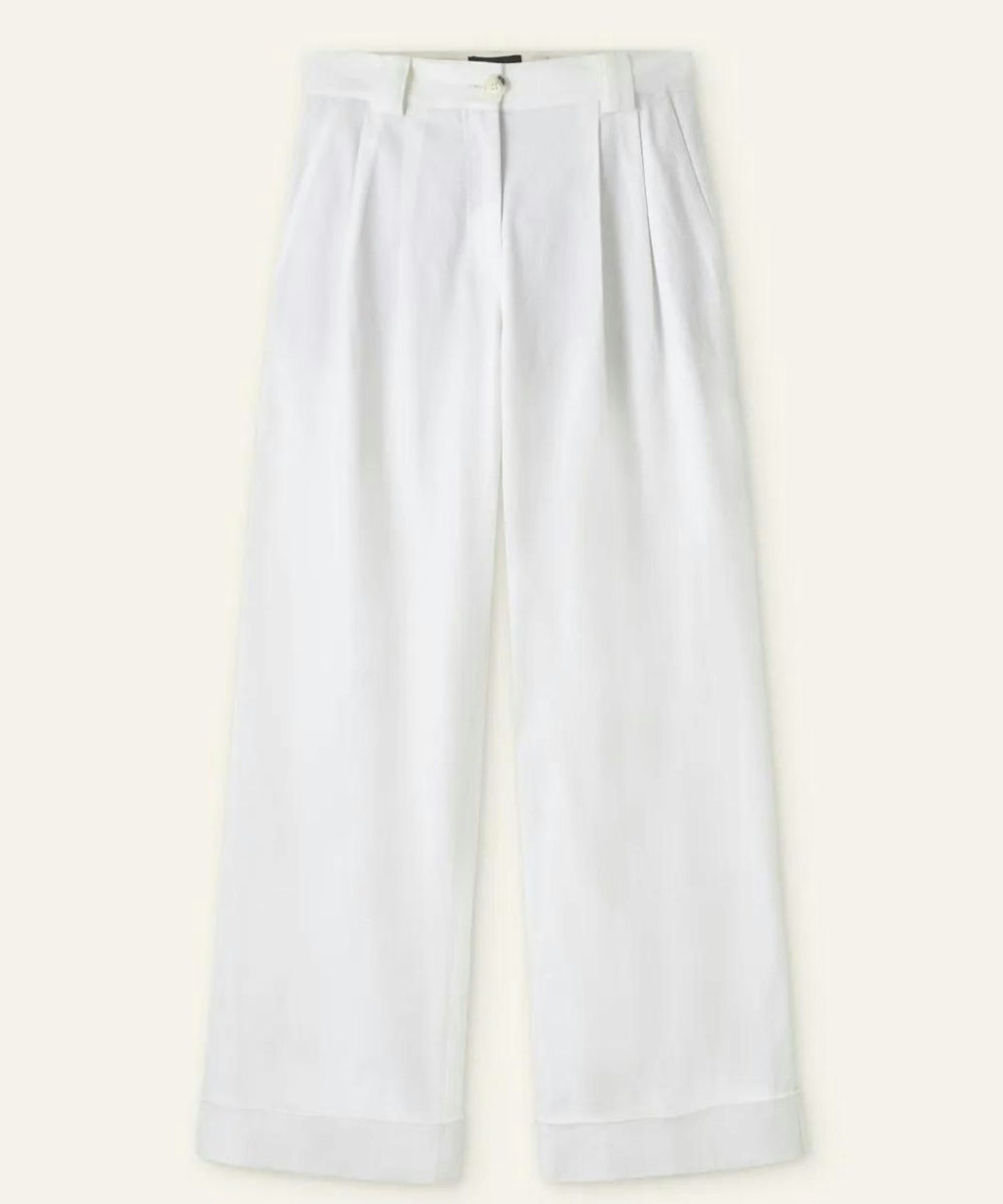 ME+EM Pleated Straight-Leg Trainer-Grazer Trouser