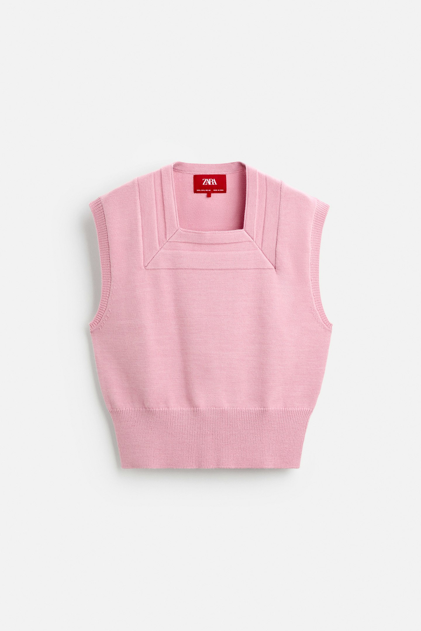 Pink Sweater Vest