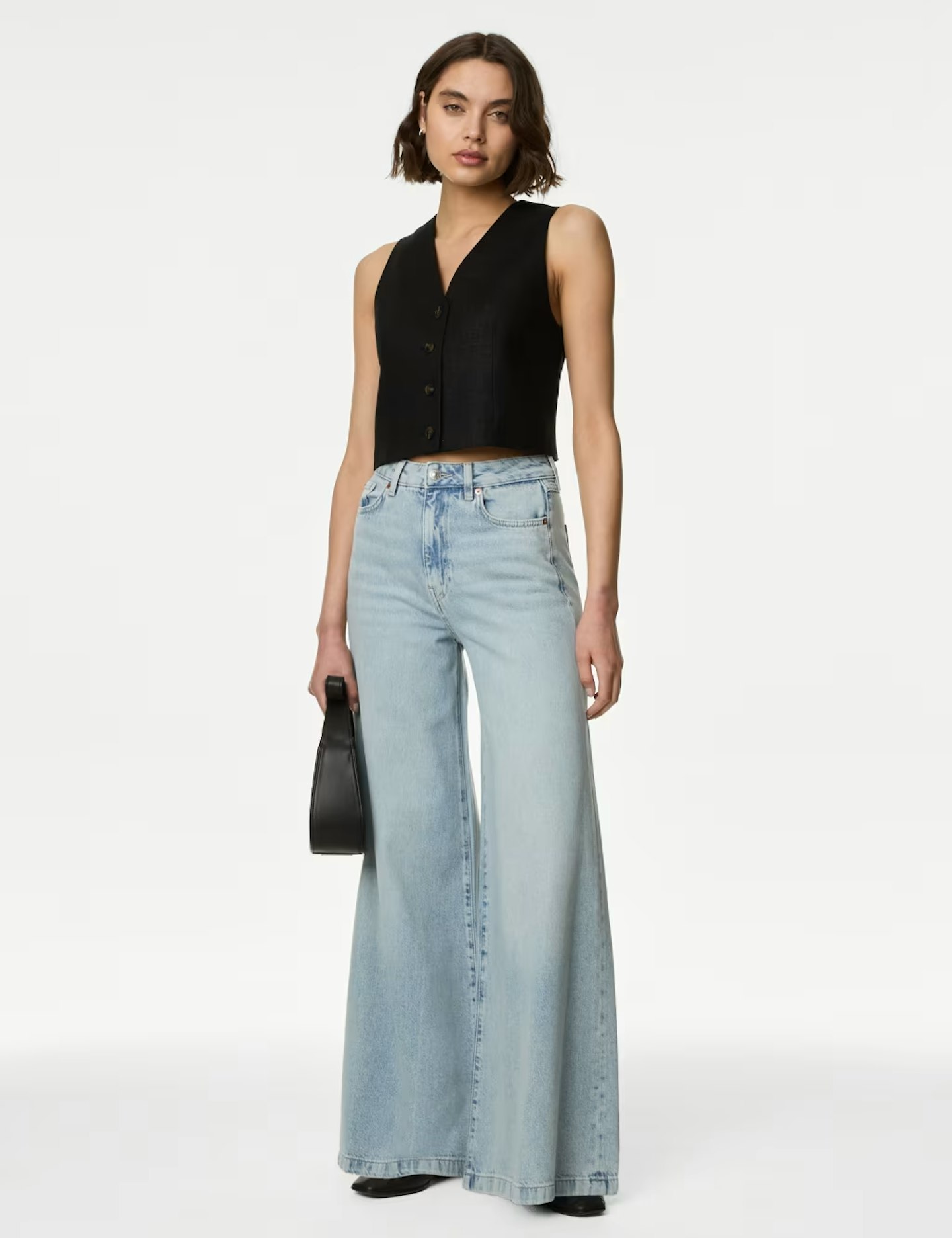 m&s wide leg jeans 