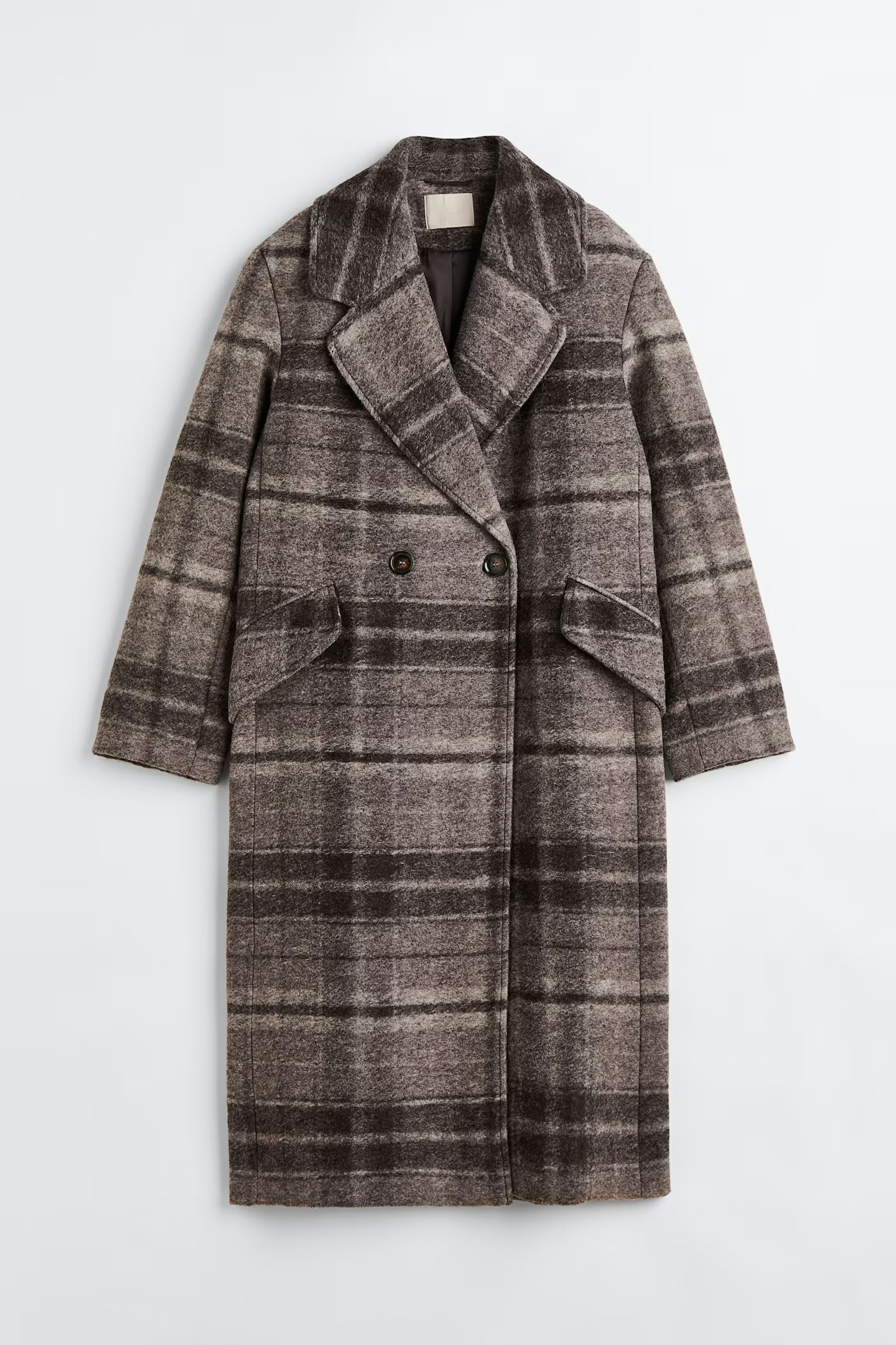 h&m wool blend coat 