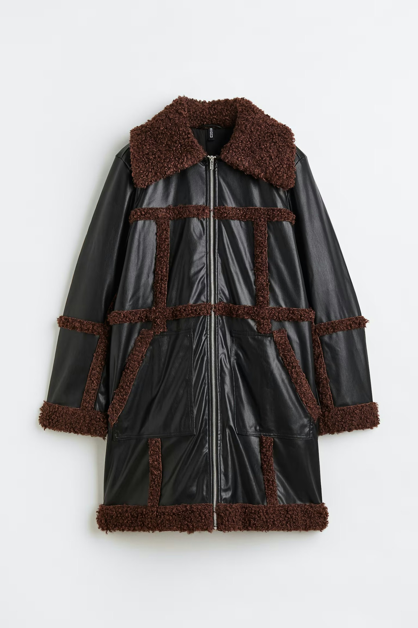 h&m teddy coat 