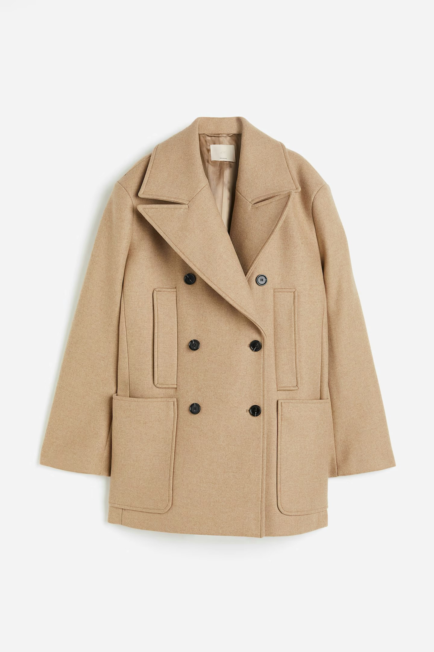 h&m pea coat 