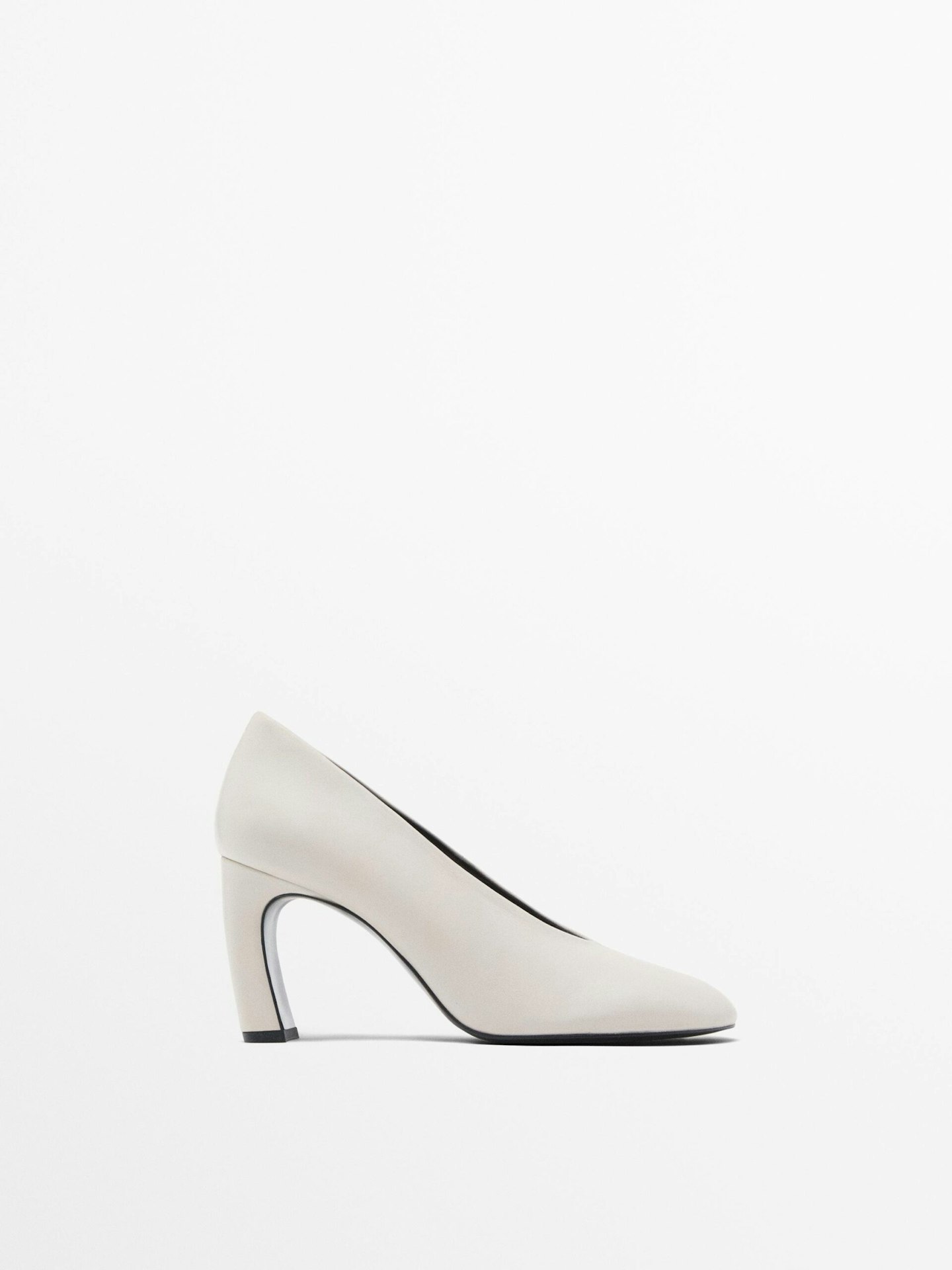 massimo dutti white heels