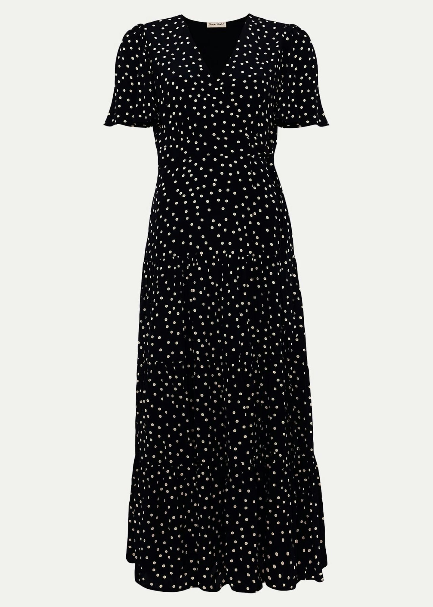 Phase Eight, Jenna Black Spot Wrap Midaxi Dress