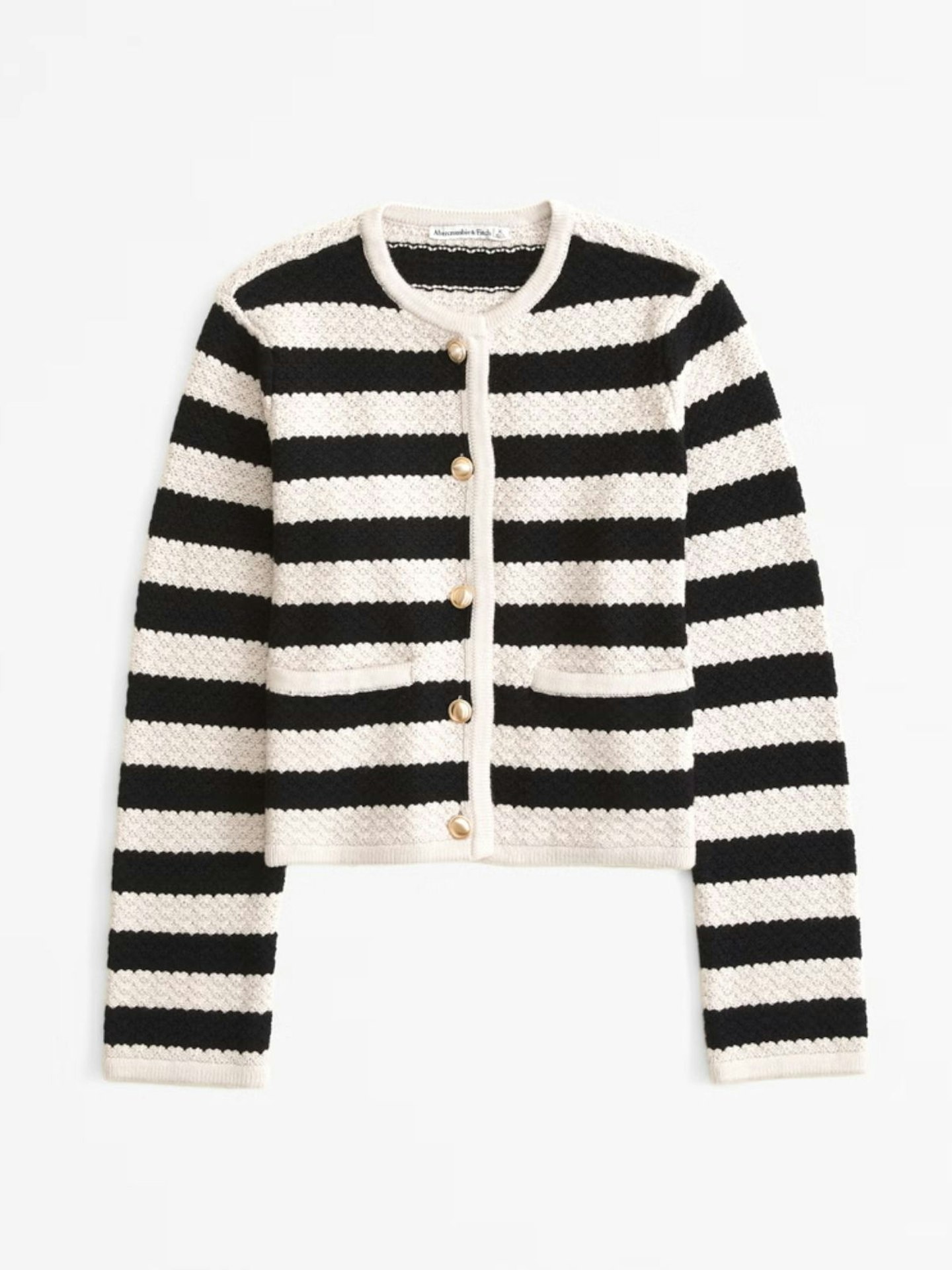 Abercrombie & Fitch, Textural Crew Sweater Jacket