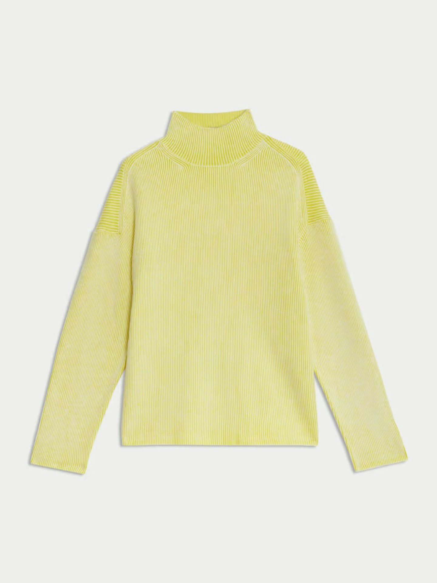 Air Yarn Funnel Neck Relaxed Jumper