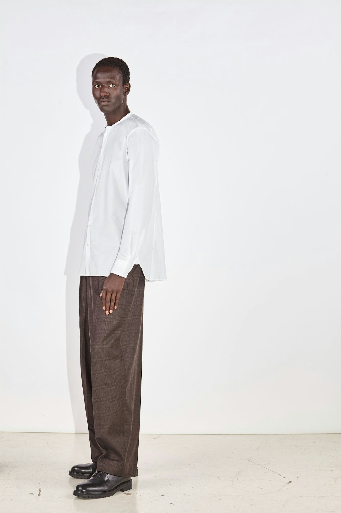 Casely-Hayford, Pelle Collarless Shirt