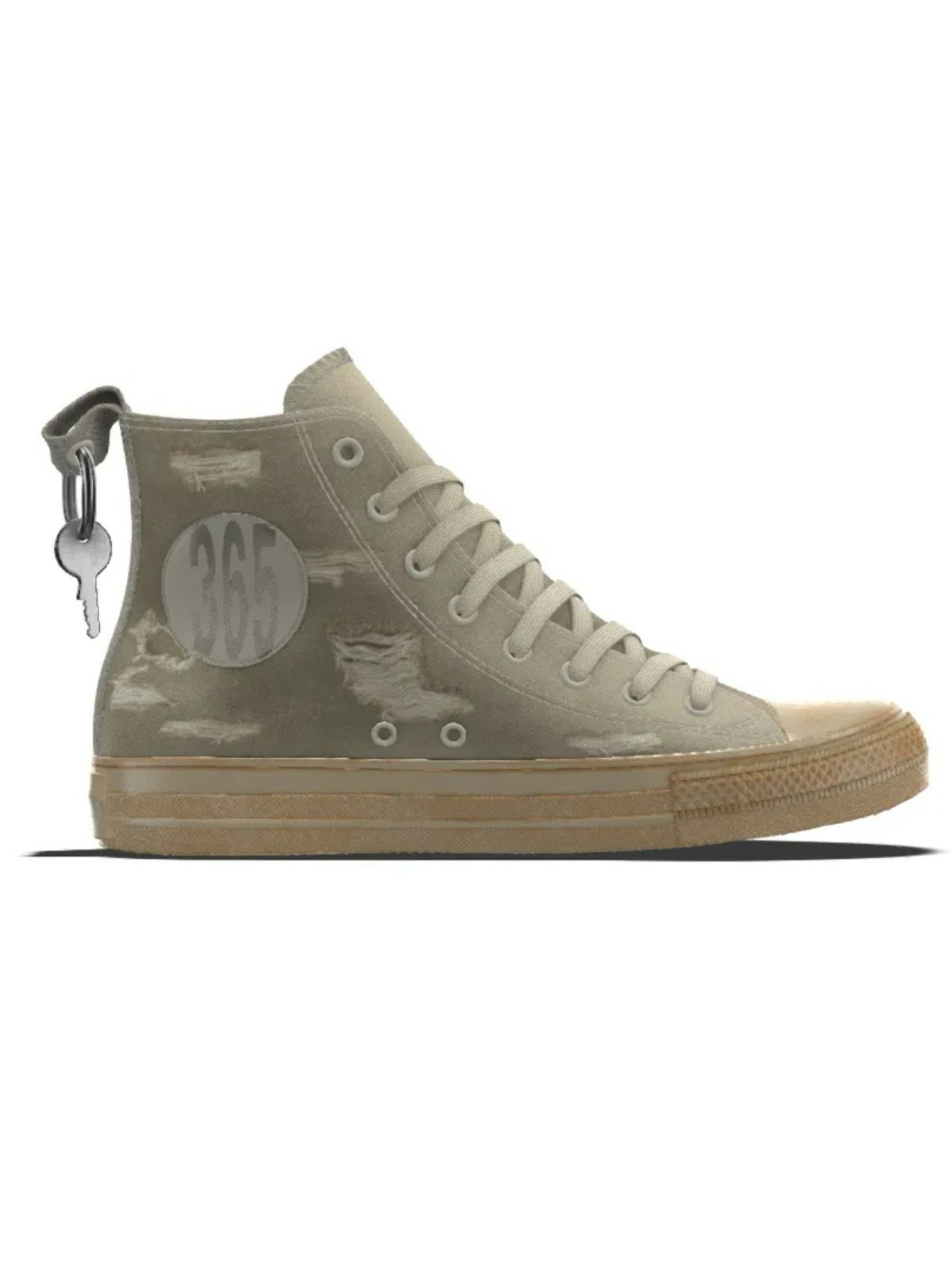 Custom Chuck Taylor All Star Charli XCX By You - Brown Rice