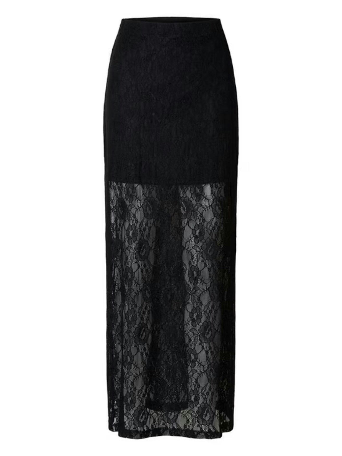 Selected Femme, Mista High Waisted Lace Maxi Skirt