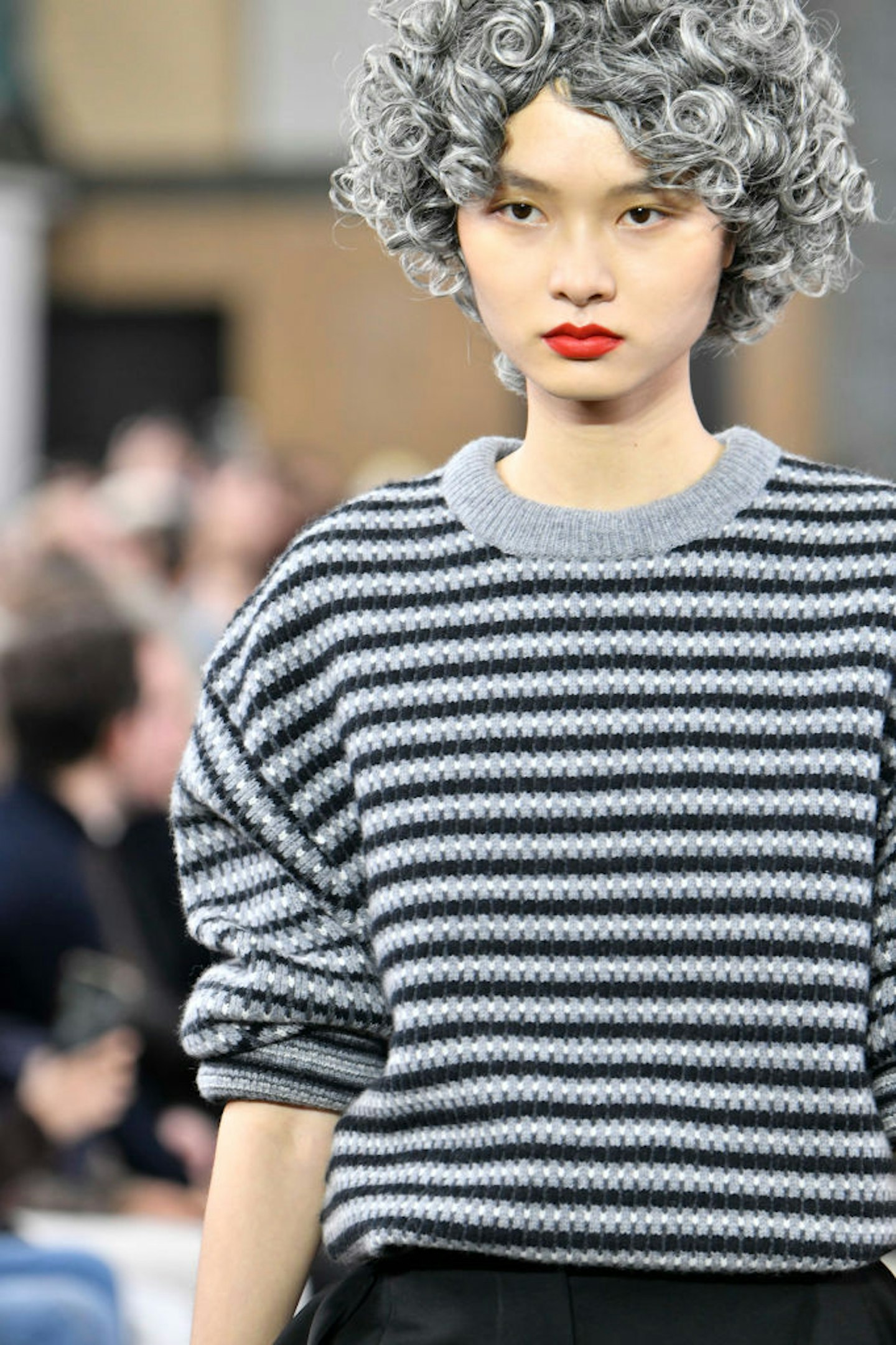 JW Anderson's red lips for autumn/winter 2024