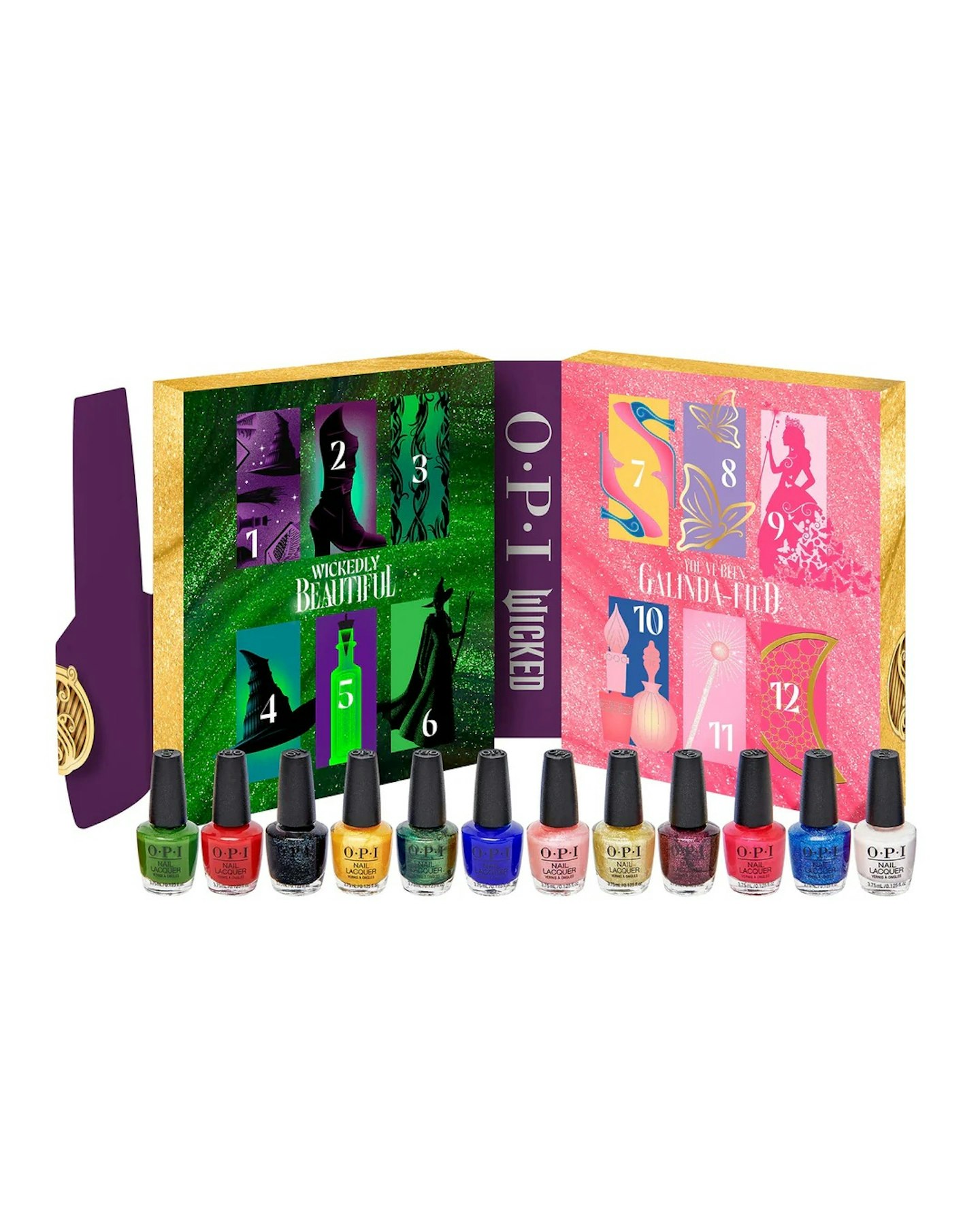 OPI x Wicked Mini Nail Lacquer 12 Day Advent Calendar