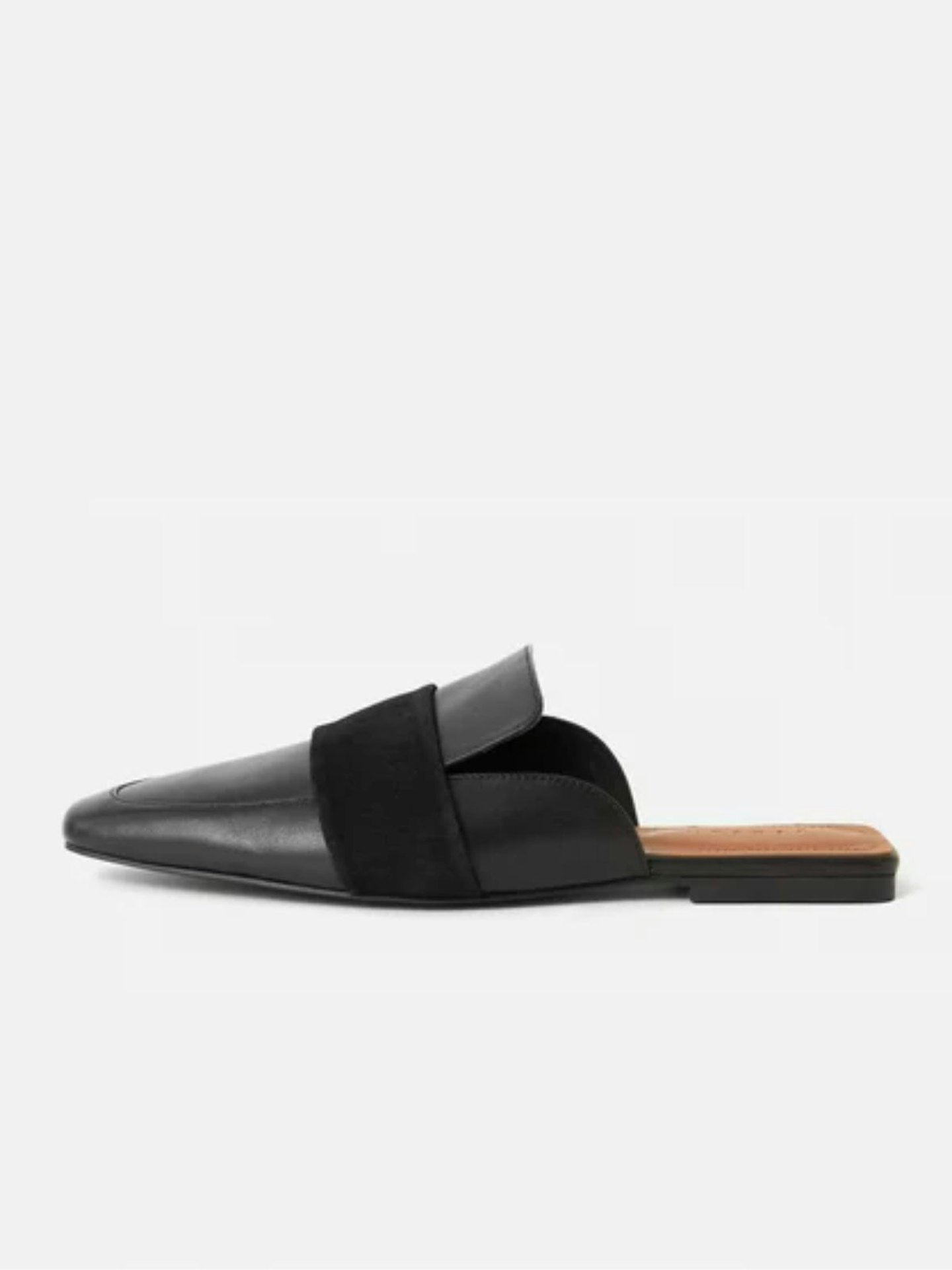 Jigsaw Leather Backless Loafer