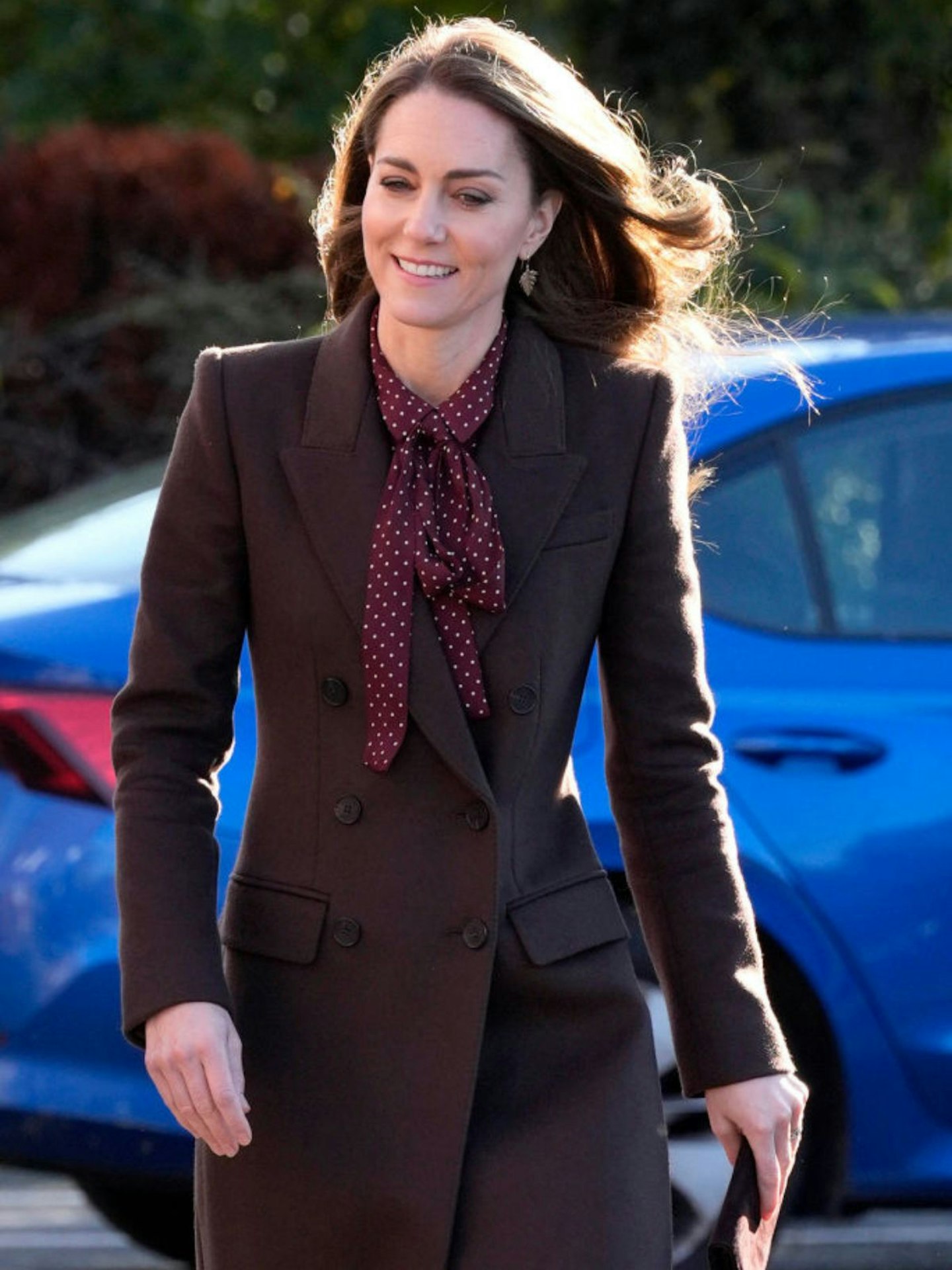 Kate Middleton Brown Alexander McQueen Coat