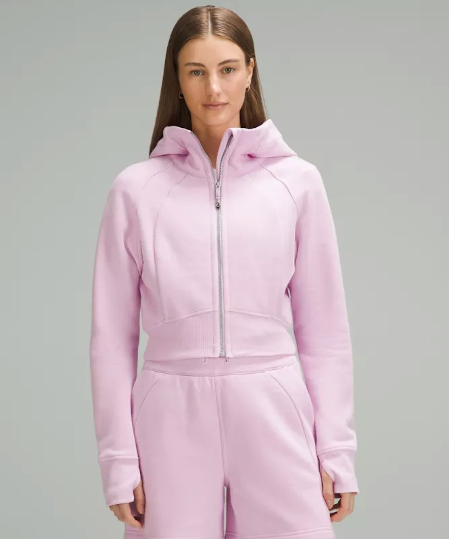 Lululemon, Scuba Full-Zip Cropped Hoodie