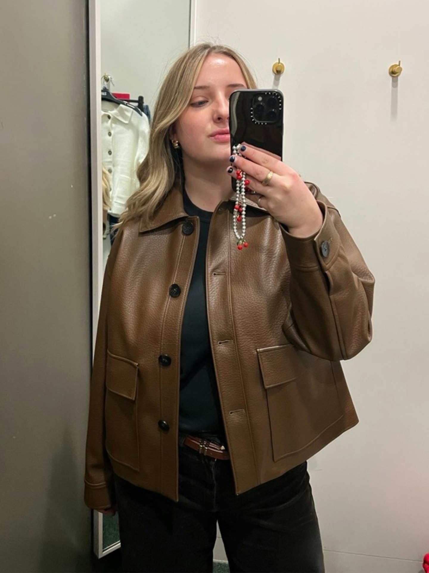 M&S Faux Leather Jacket