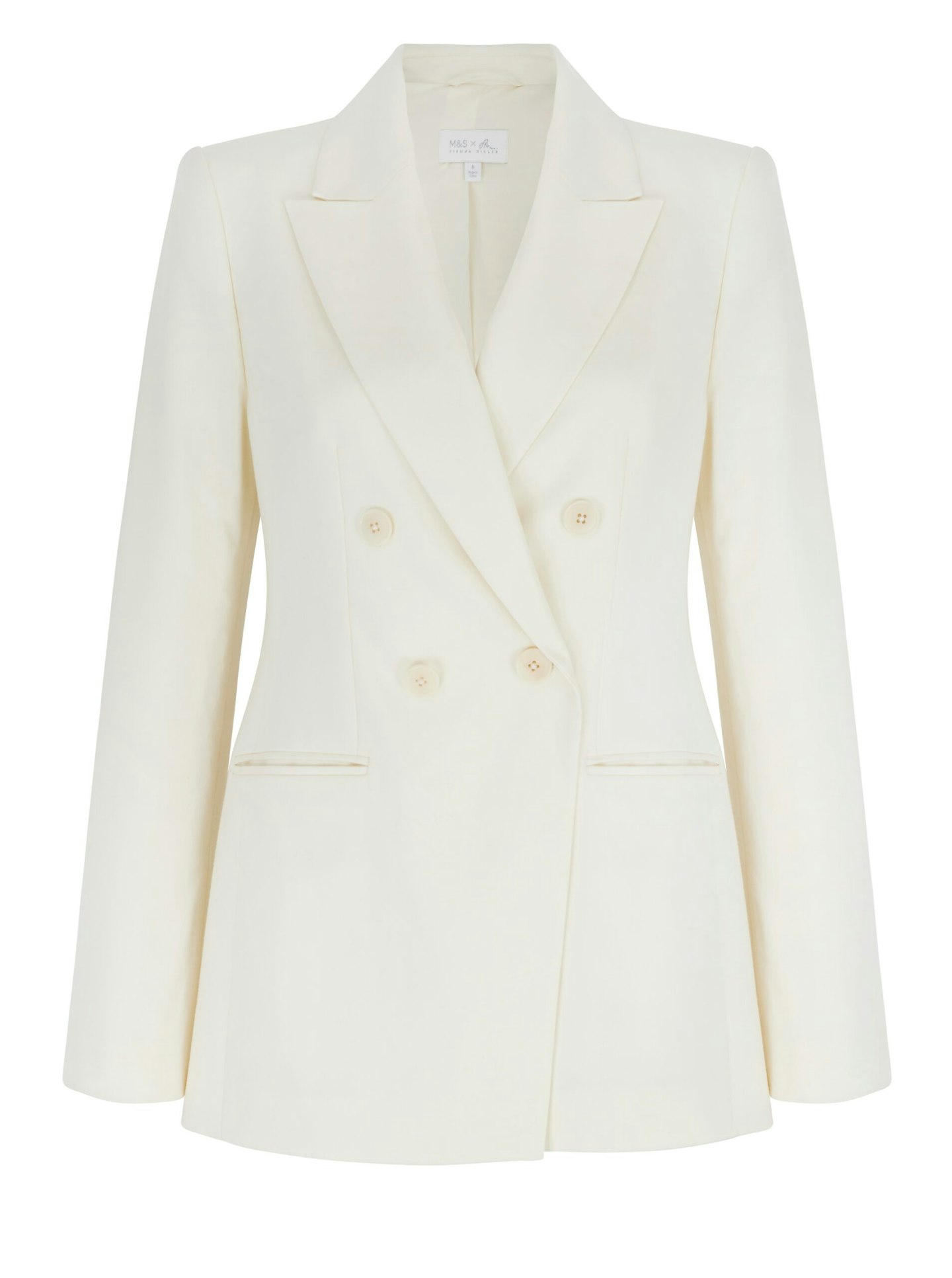 m&s sienna miller white blazer 