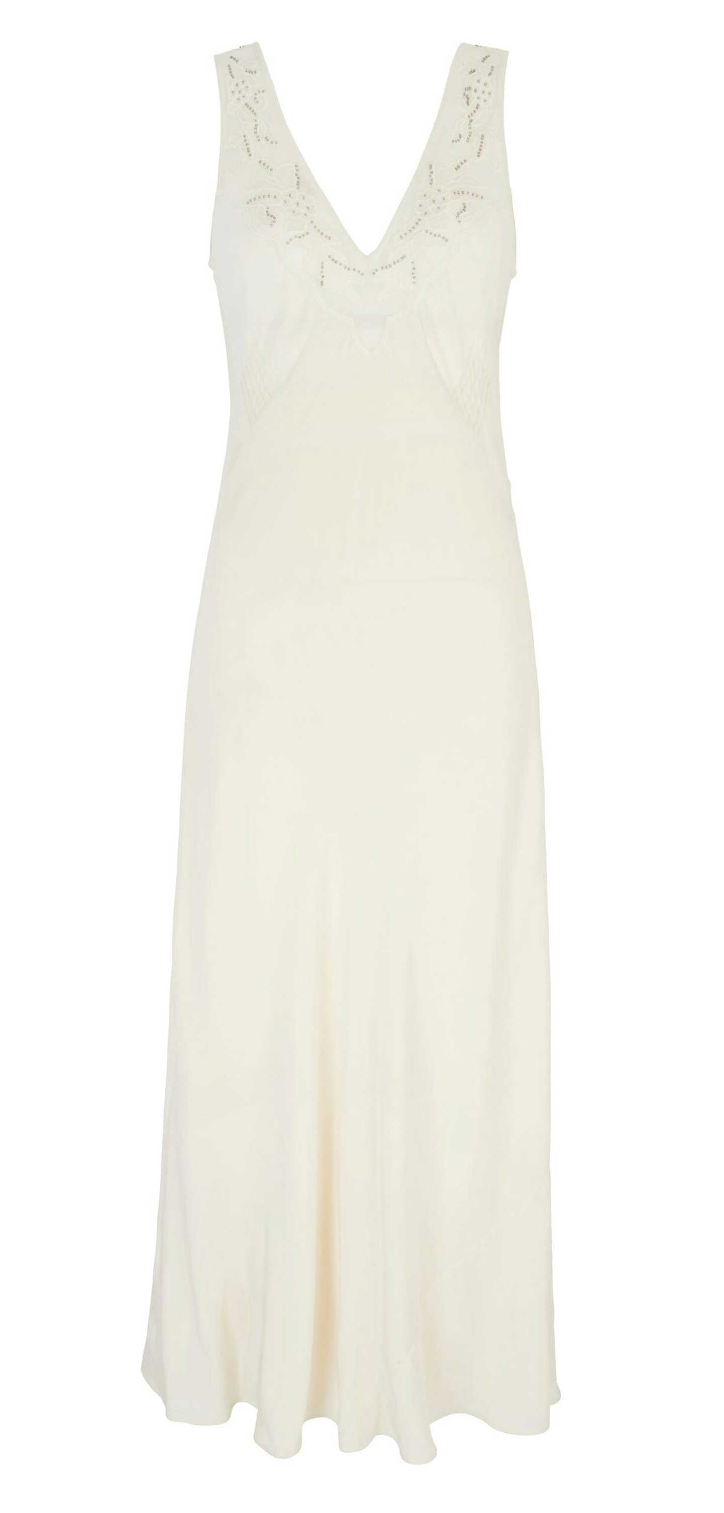 m&s x sienna miller lace trim dress