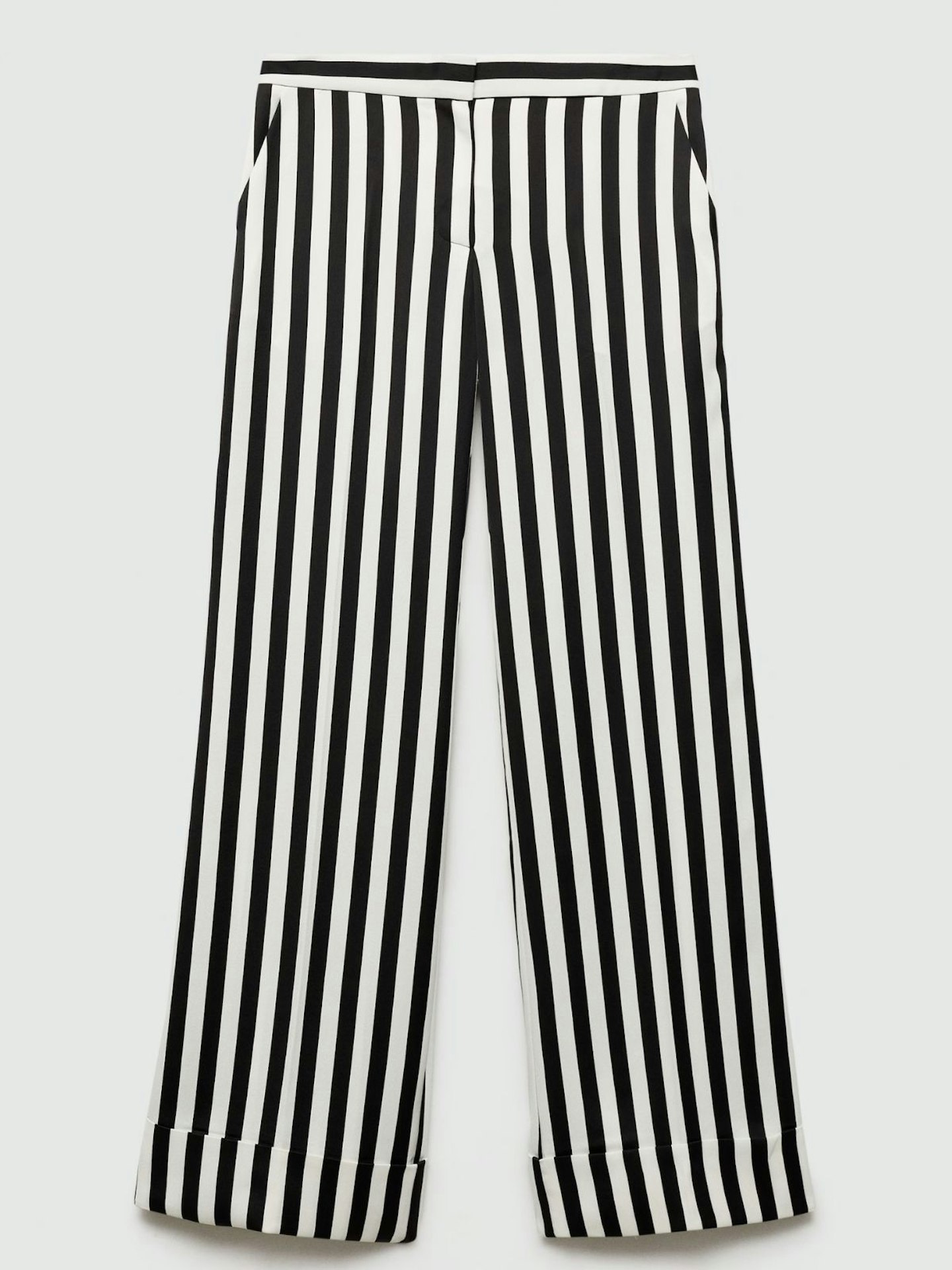 Mango, Straight-Striped Trousers