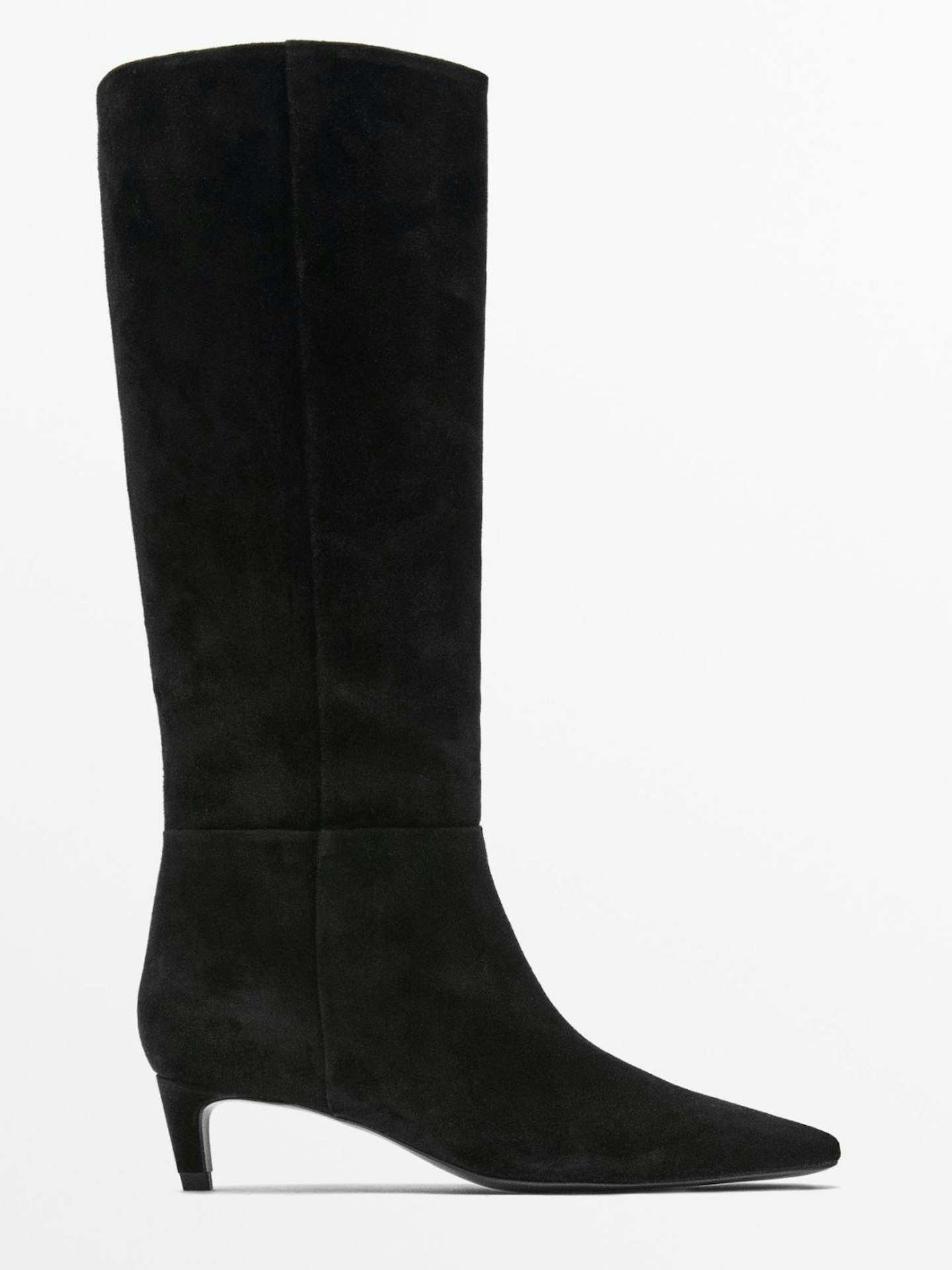 Massimo Dutti, Split Leather Heeled Boots