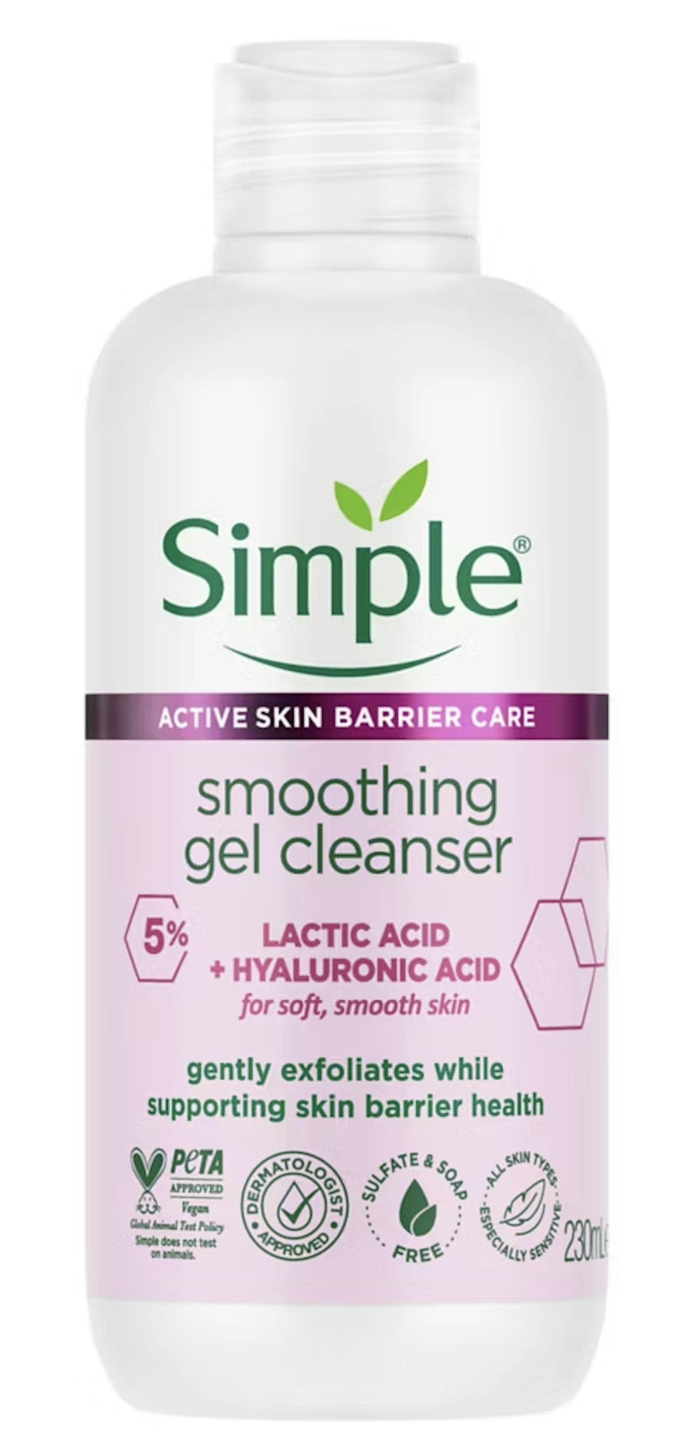 simple gel soothing cleanser