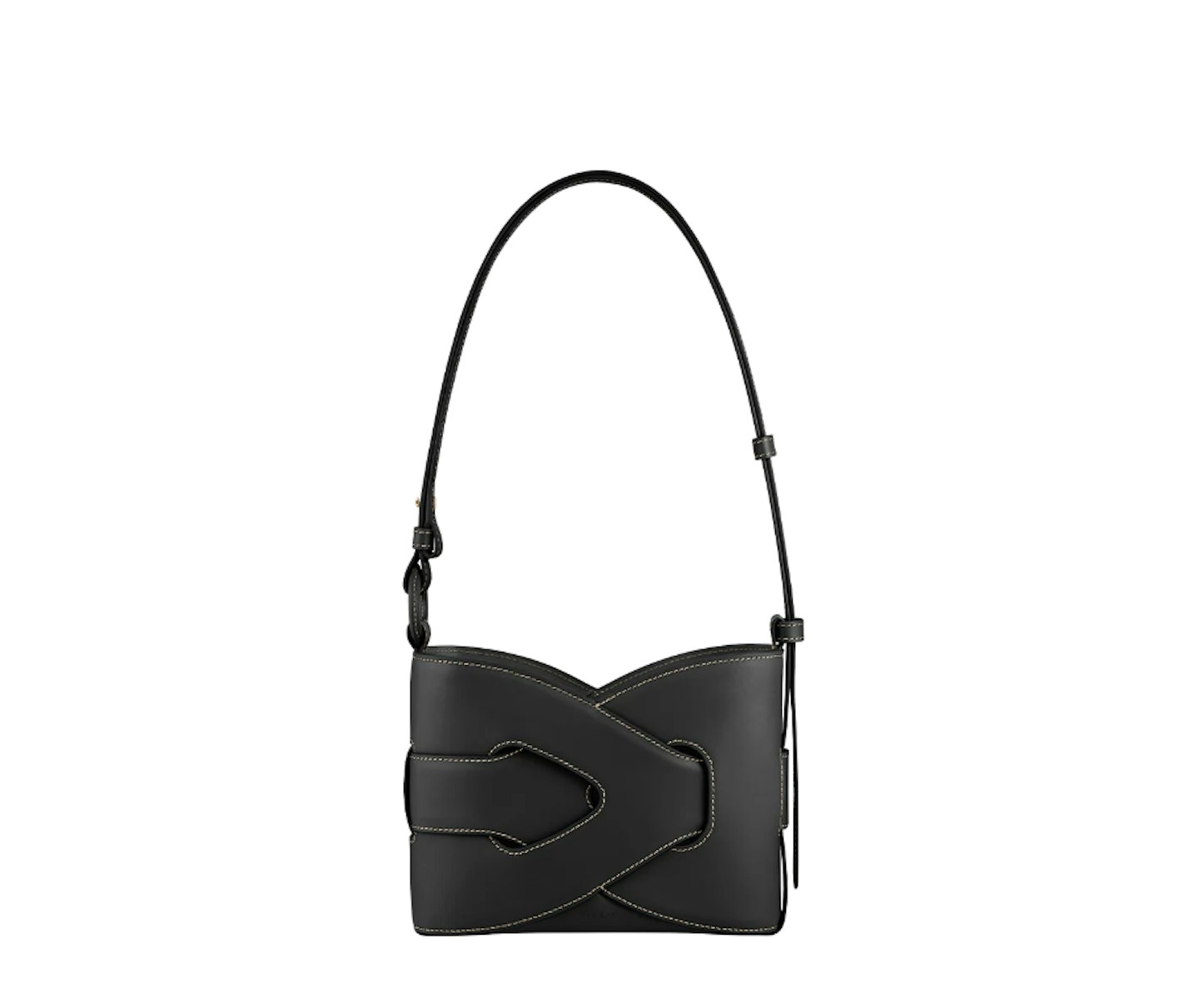 black shoulder bag