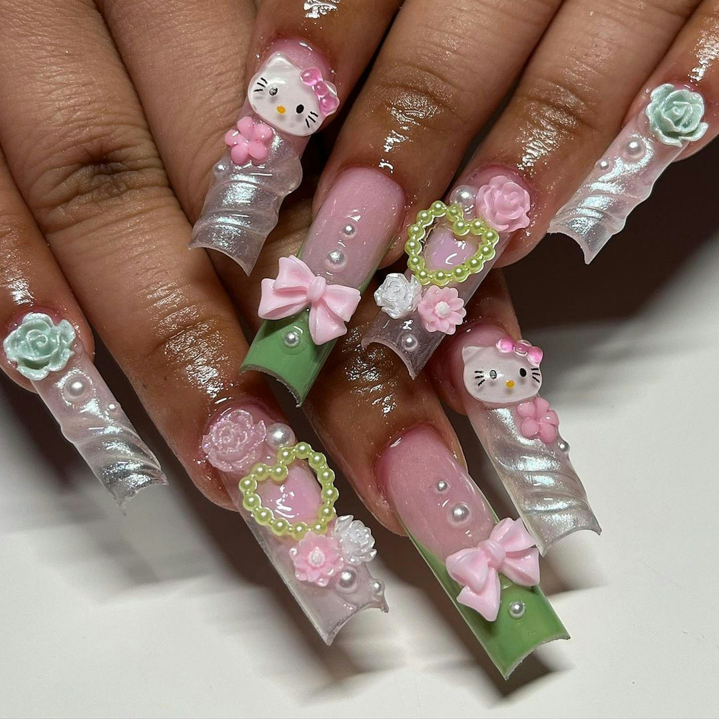 3D Art Halloween Nails
