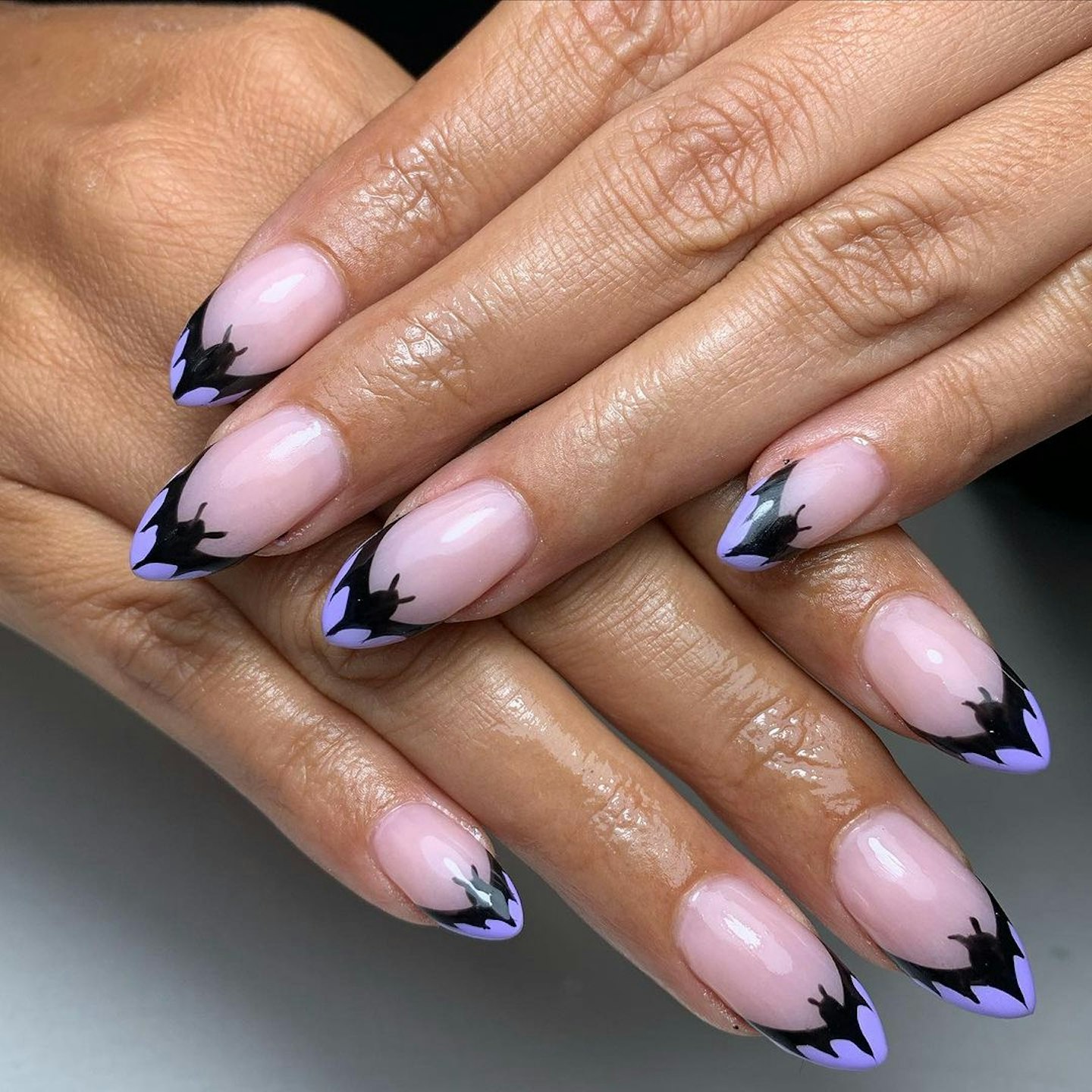 Bat Halloween Nails