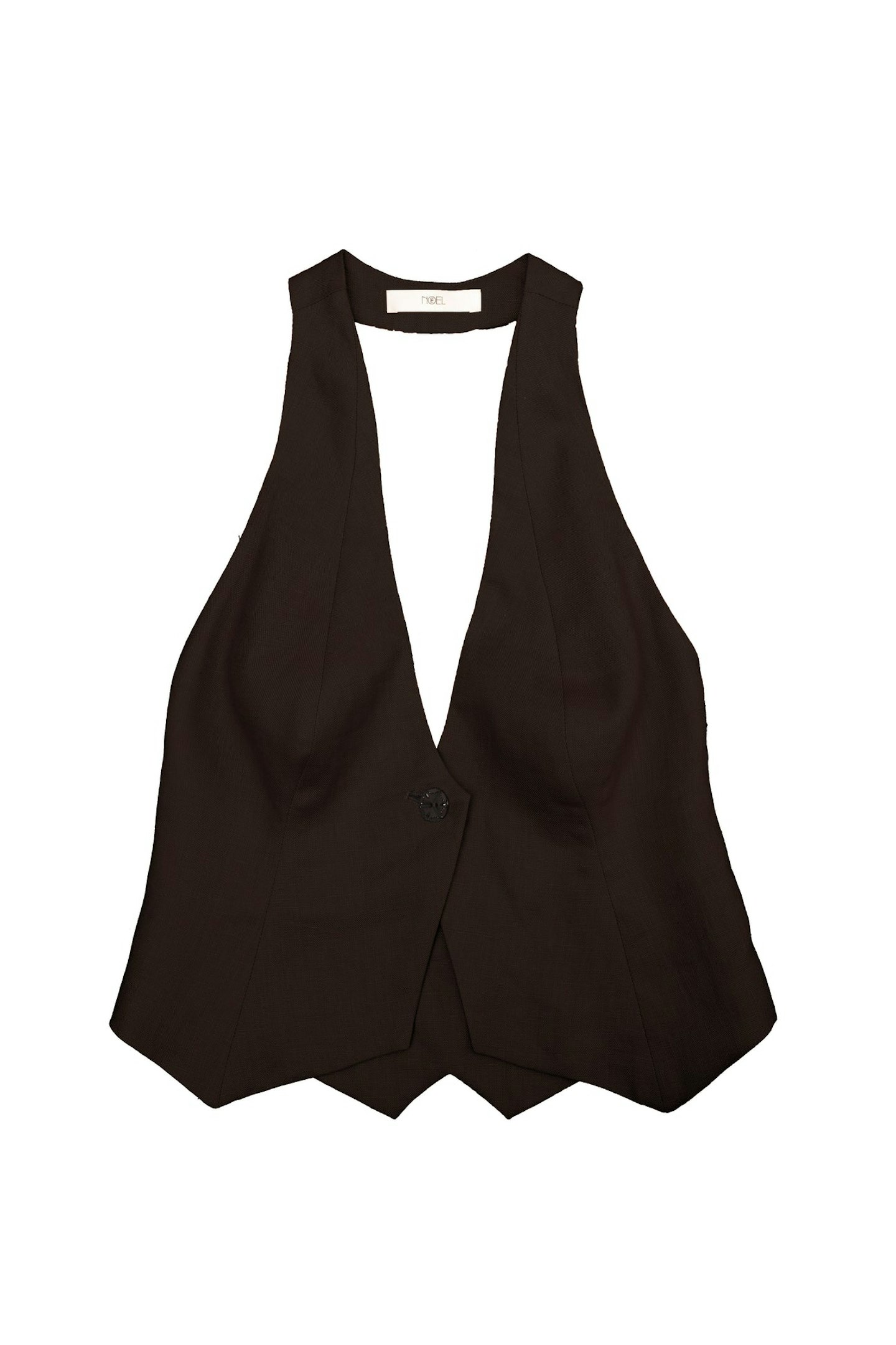 Fe Noel, Black Halle Halter Vest 