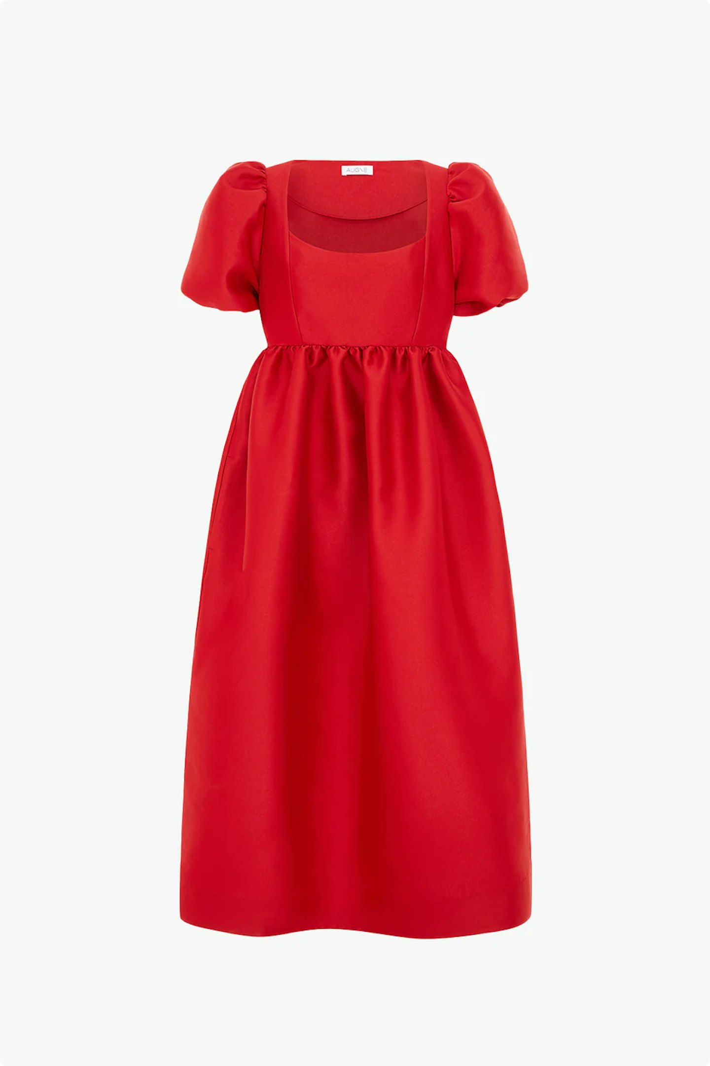 aligne red cocktail dress