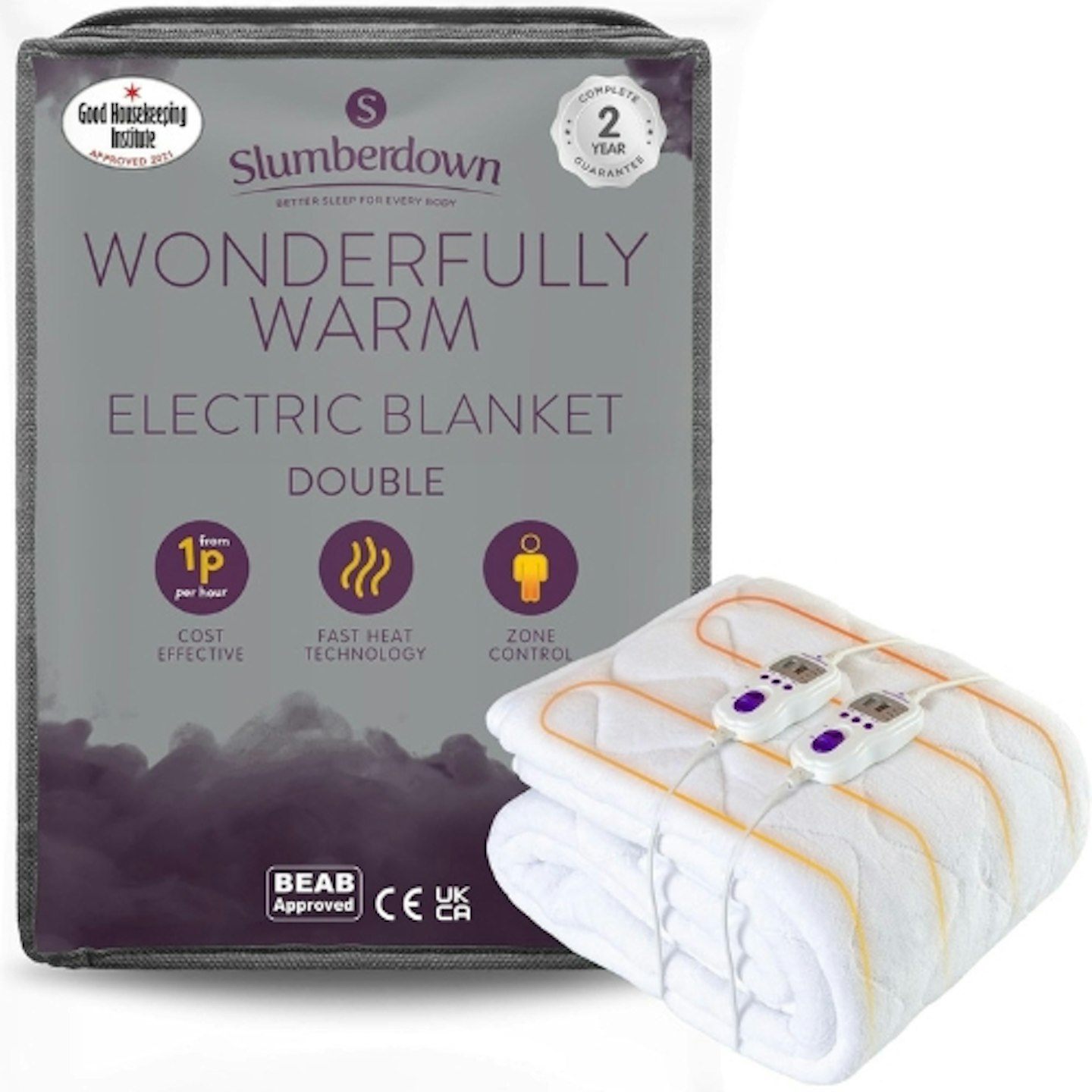 Slumberdown Wonderfully Warm Electric Blanket 