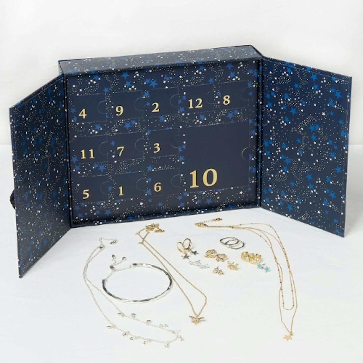 FatFace Silver Gold Tone 12 Days of Jewellery Set