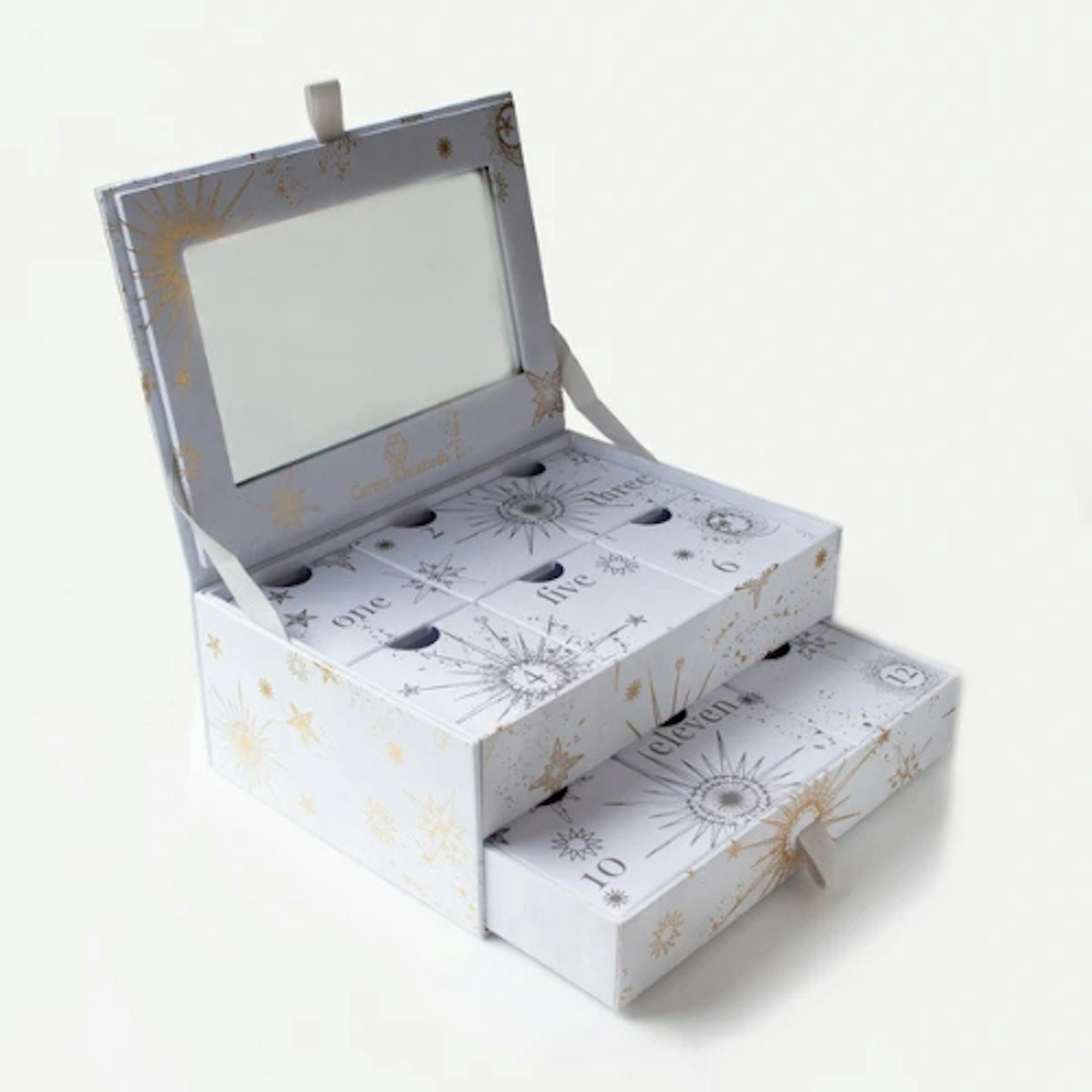 Carrie Elizabeth Celestial 12 Day Advent Calendar In Silver