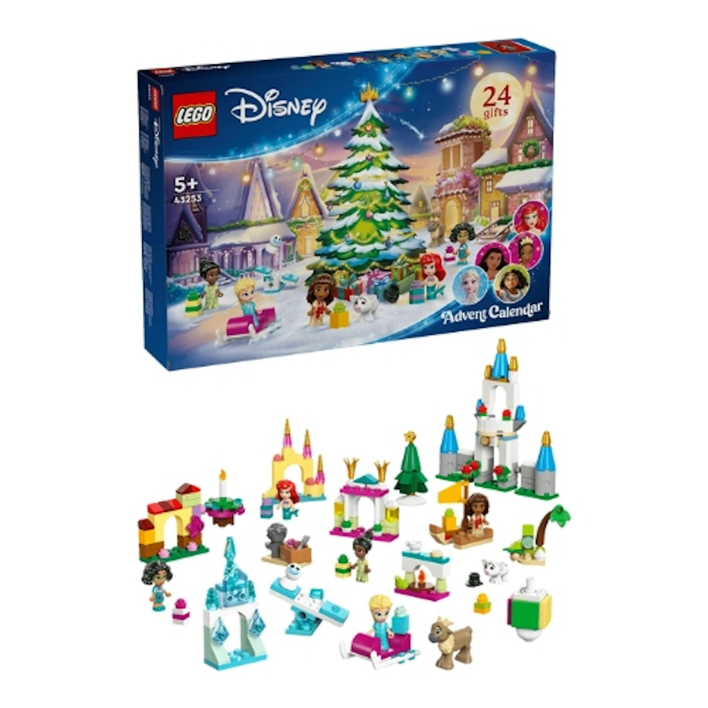 Disney Princess LEGO® Buildable Toy 43253 Christmas Advent Calendar 2024