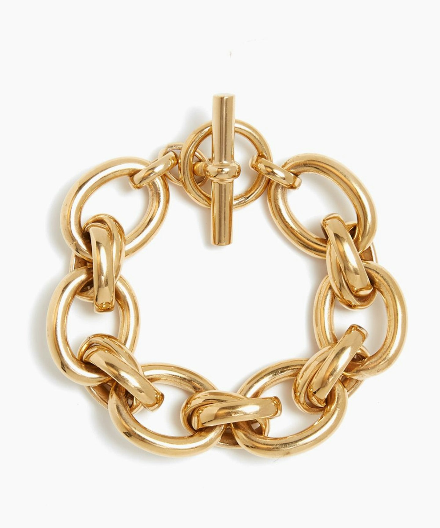 Tilly Sveeas, Giant Gold Double Linked Bracelet