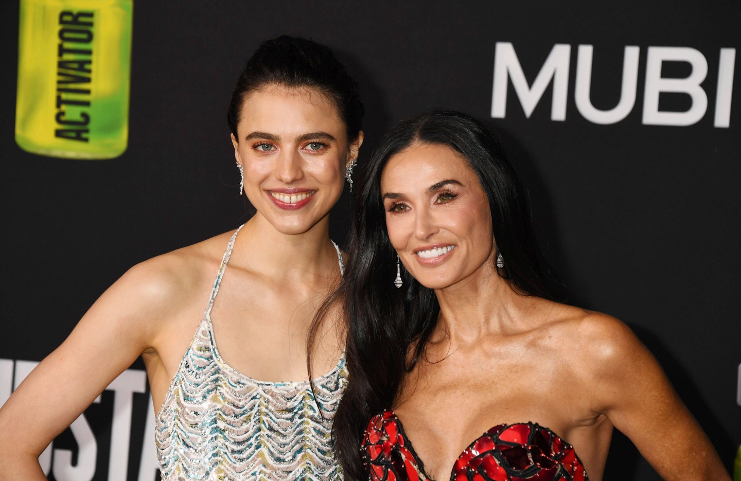 Margaret Qualley and Demi Moore