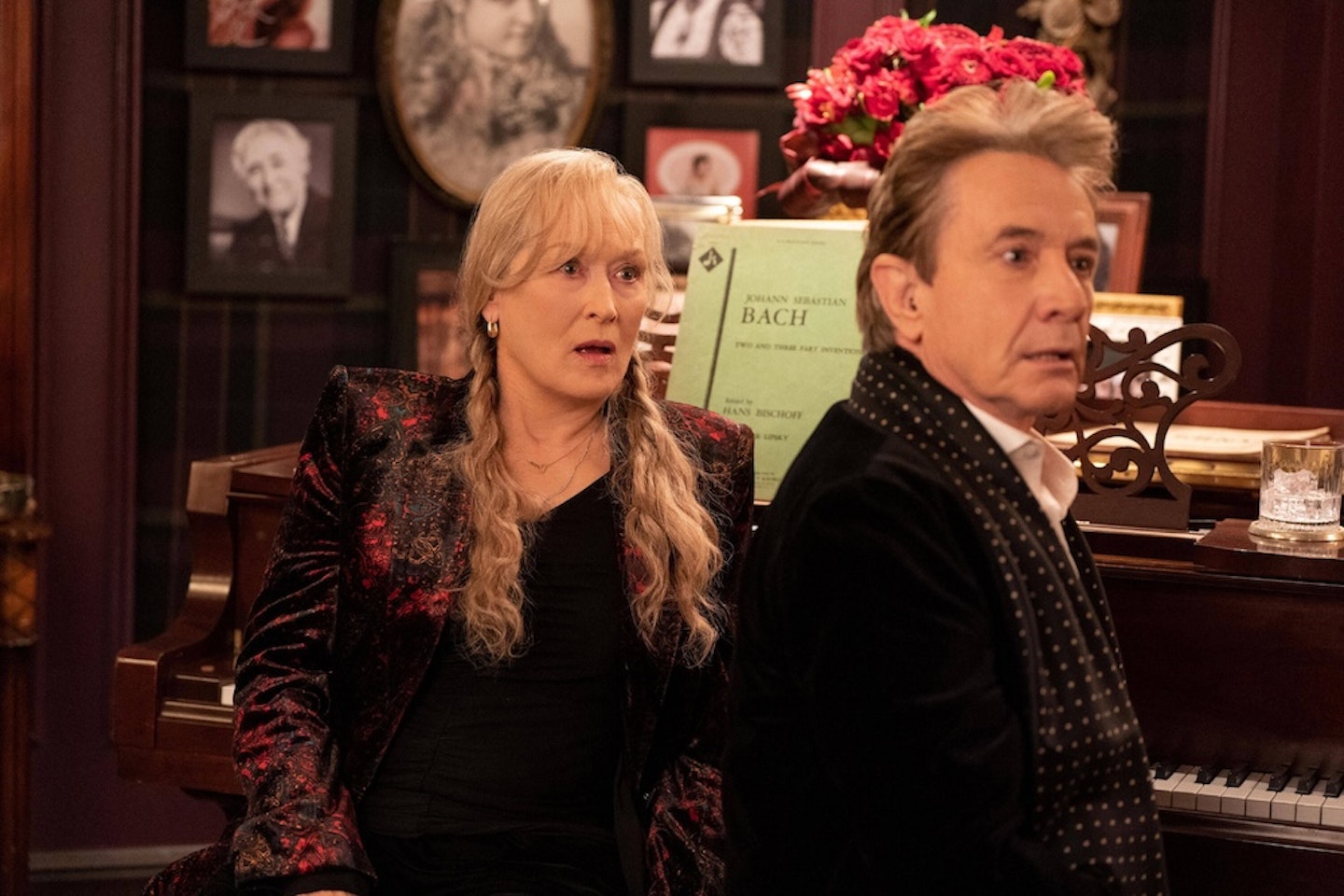 Meryl Streep and Martin Short in Only Murders in the Building