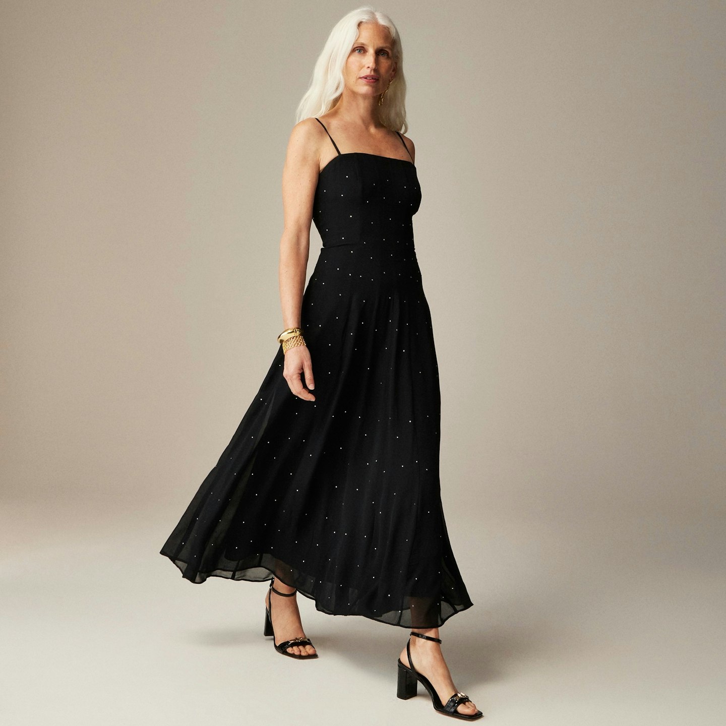 J.Crew Embellished Slip Gown