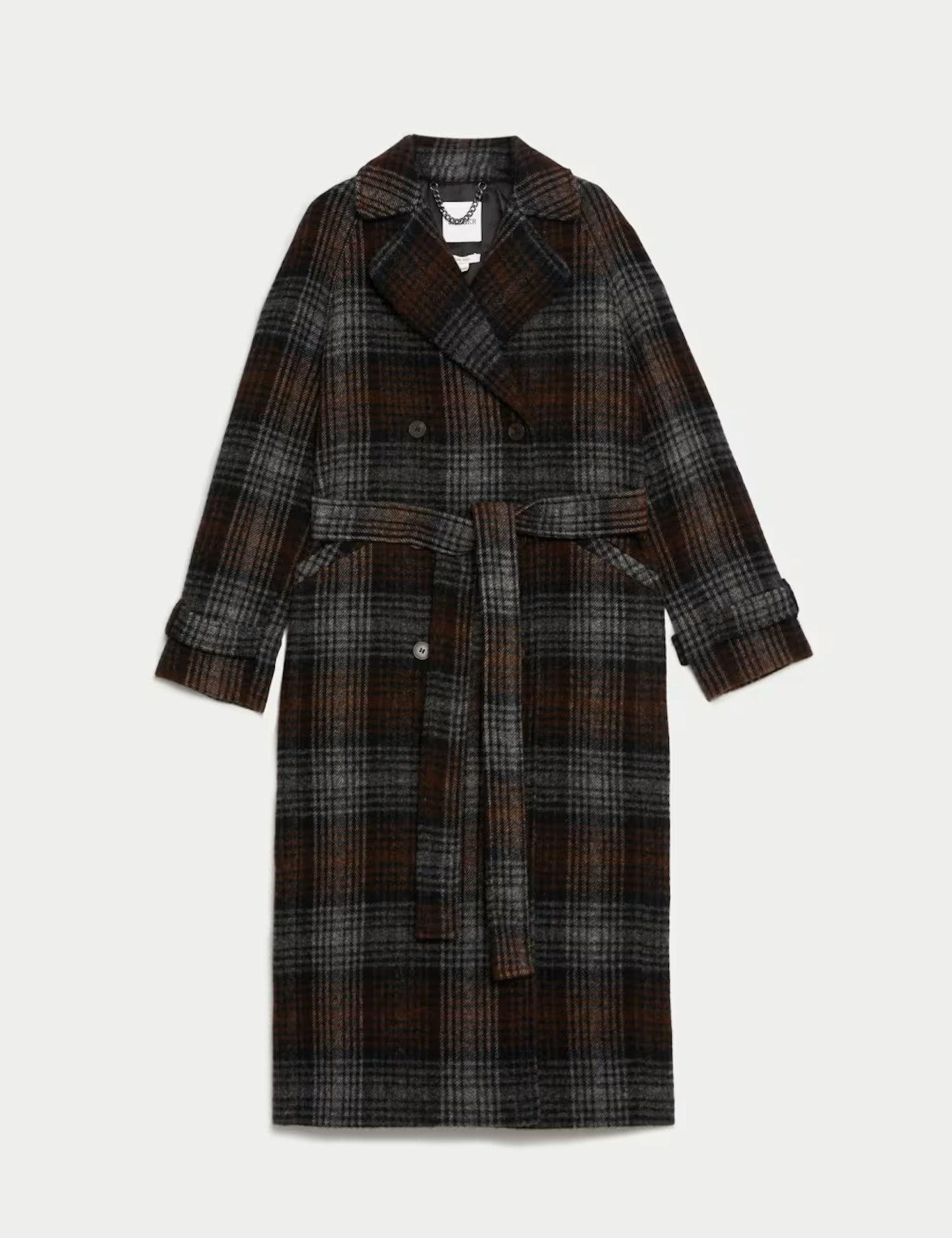 jaeger checked coat 