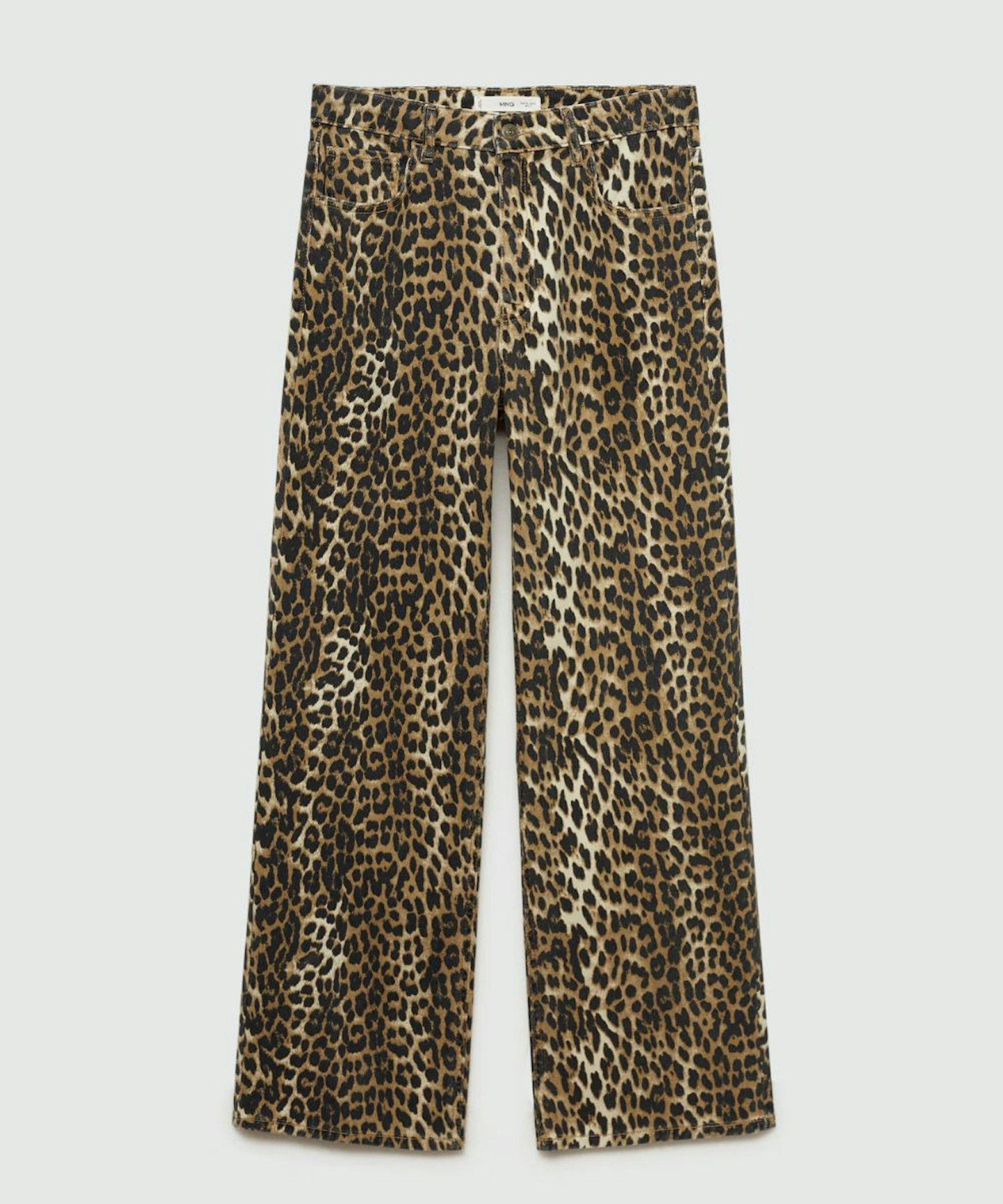 Mango, Leopard Print Jeans