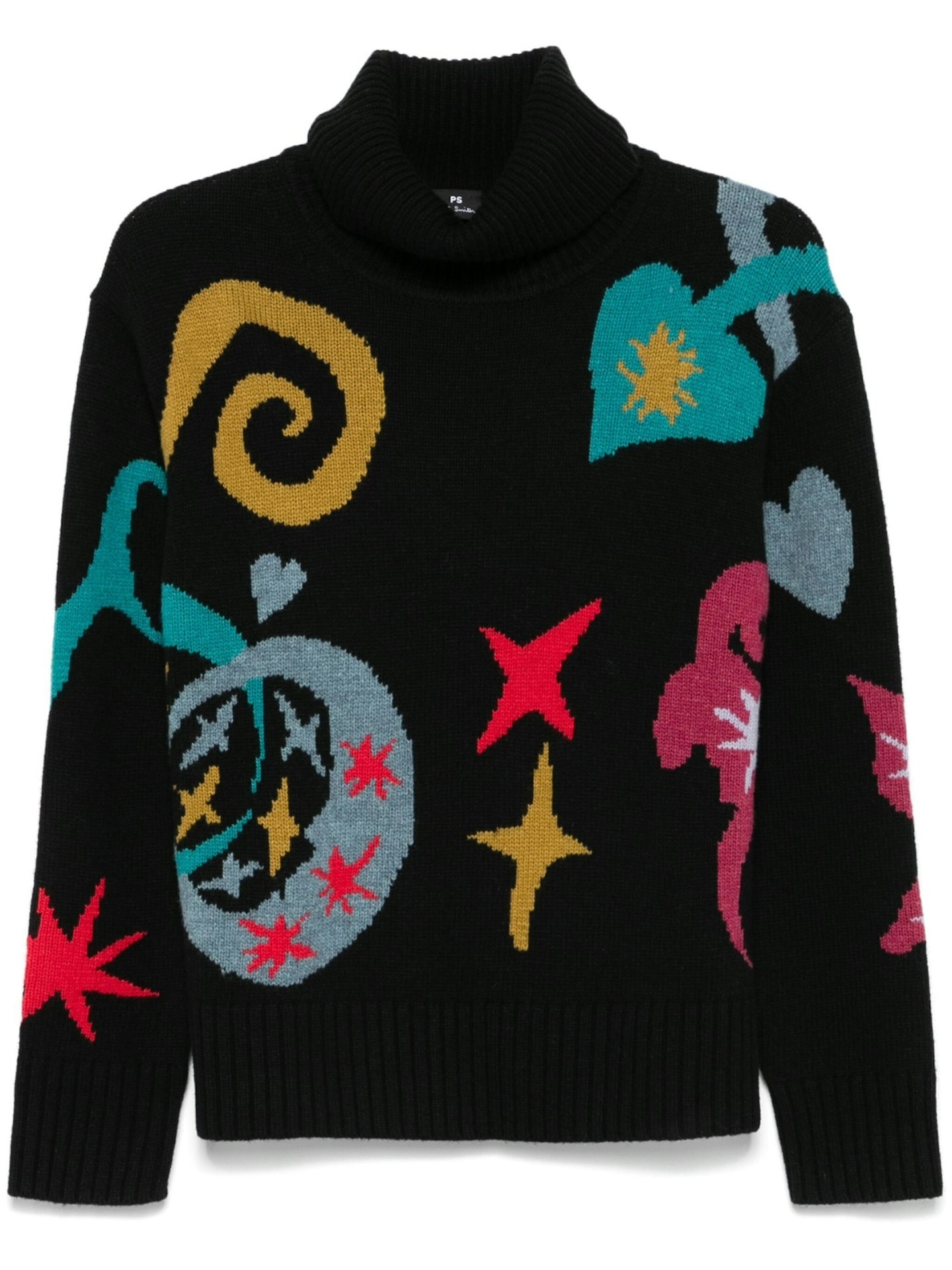 Paul Smith Patterned-Intarsia sweater