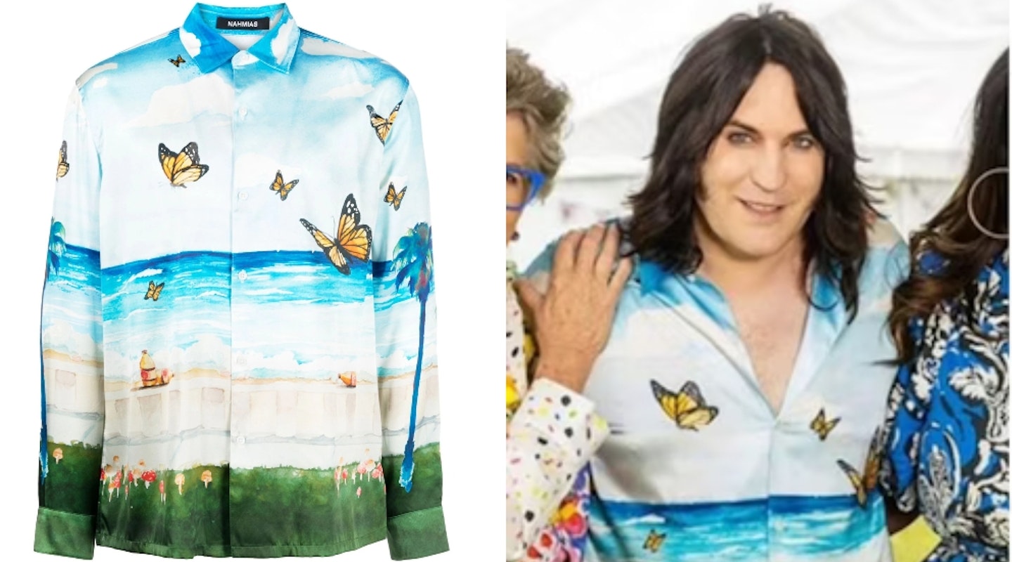 Noel Fielding's Nahmias Shirt