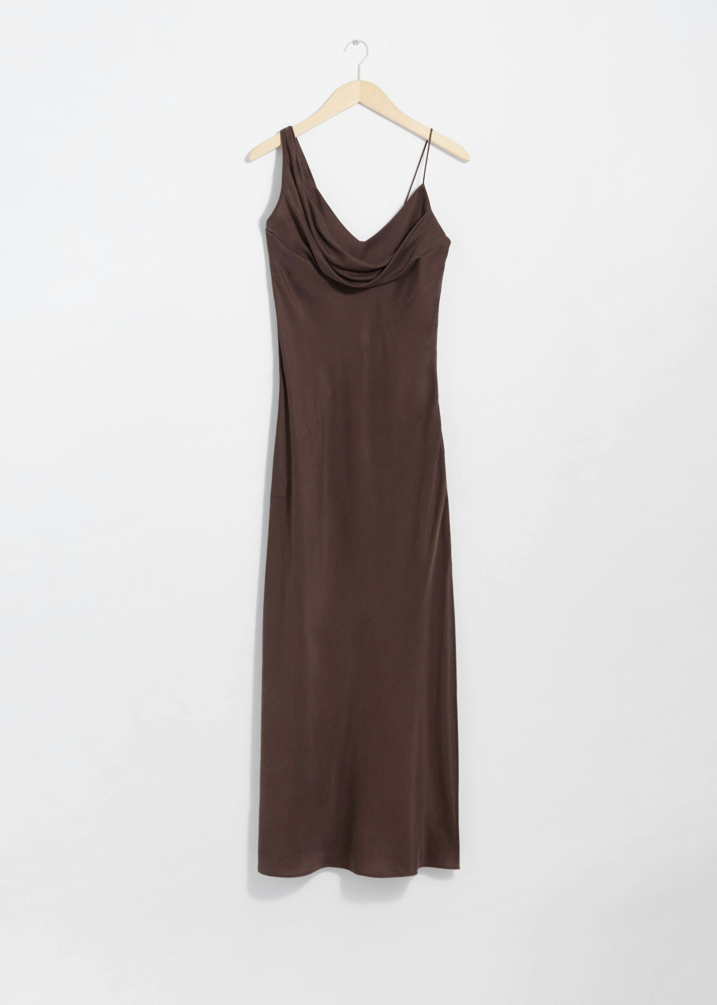 & Other Stories Draped Midi Dress