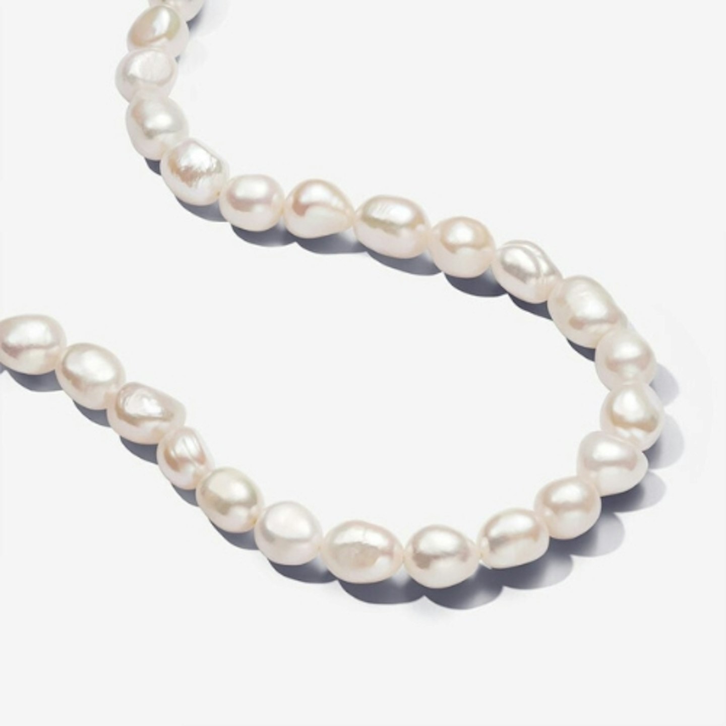 Pandora, Baroque Treated Freshwater Cultured Pearls T-Bar Collier Necklace