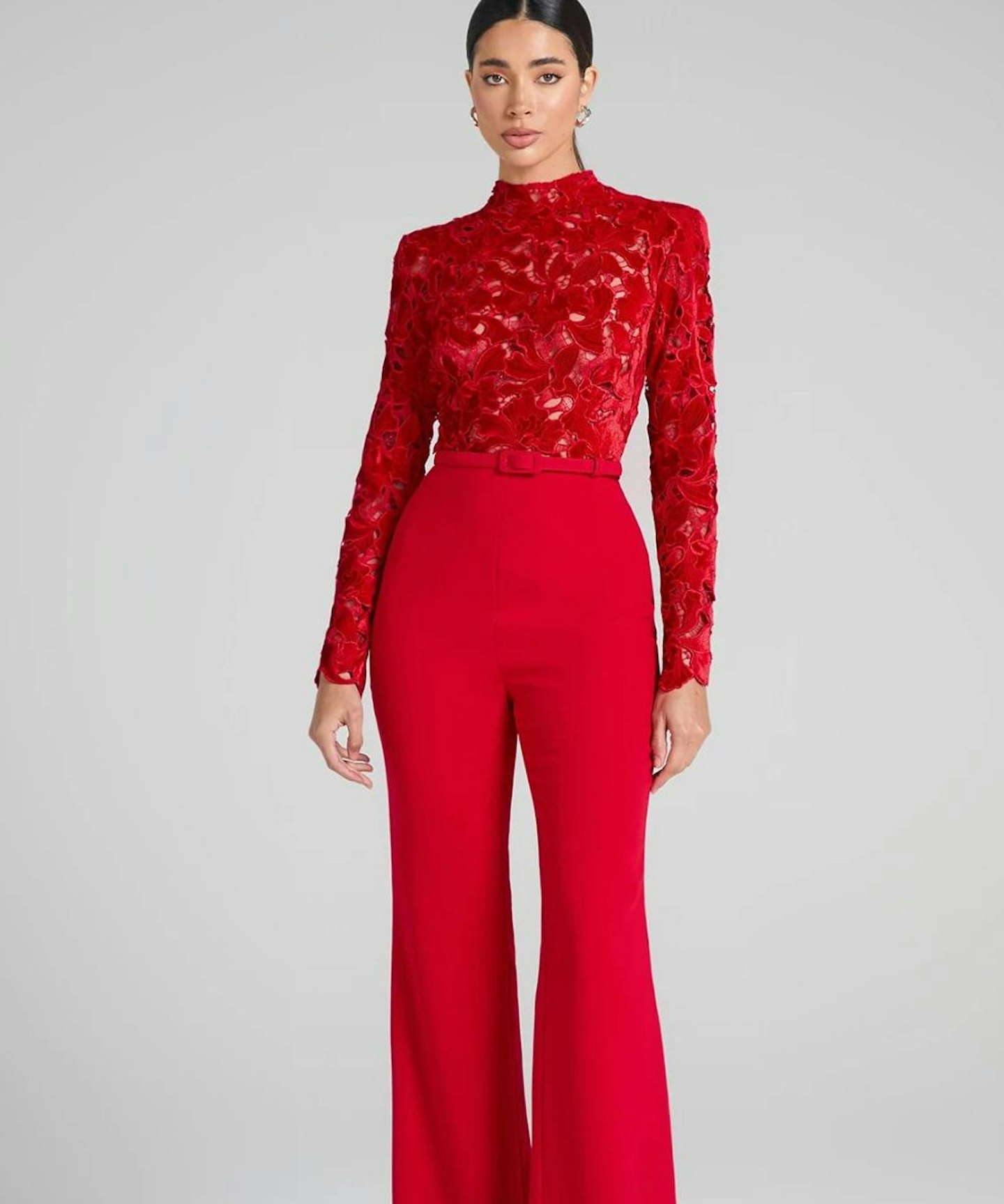 Nadine Merabi, Eleanor Red Jumpsuit