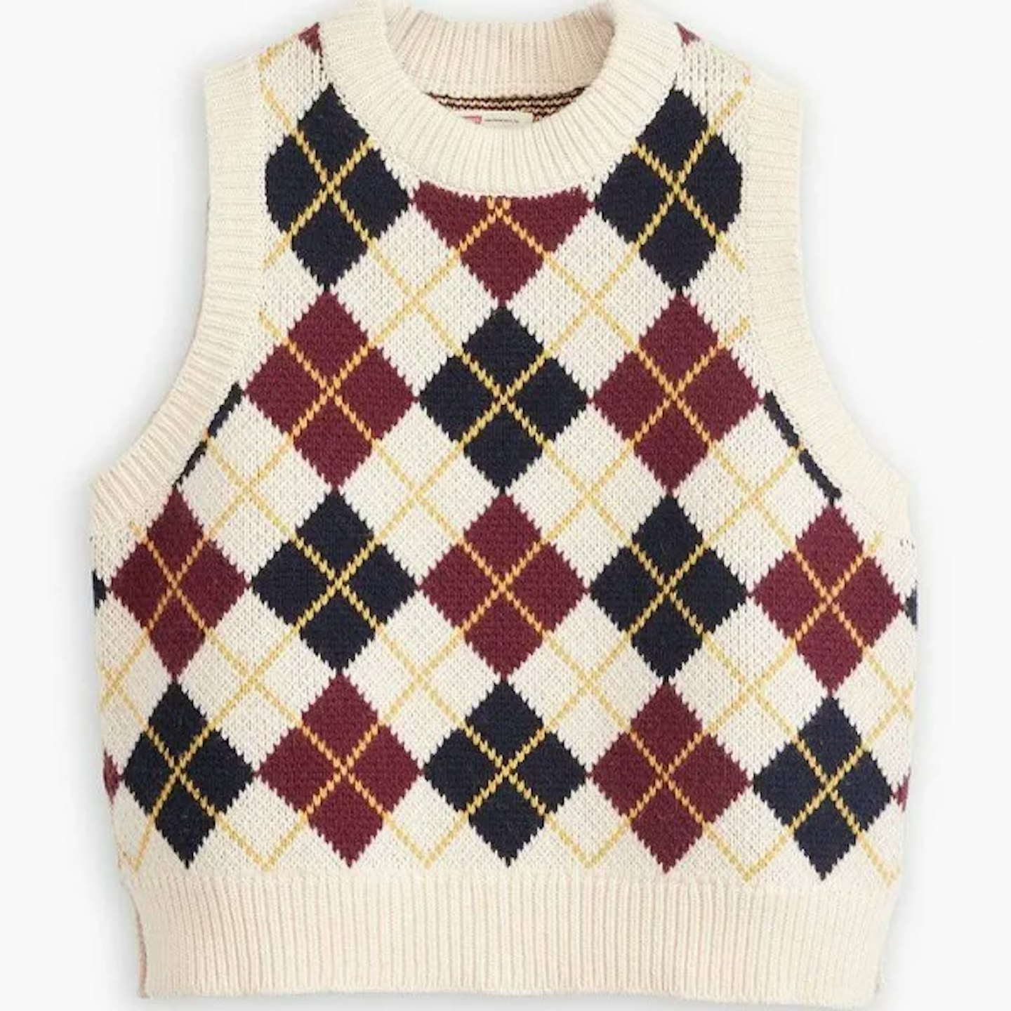 Levi Collegiate Argyle Vest