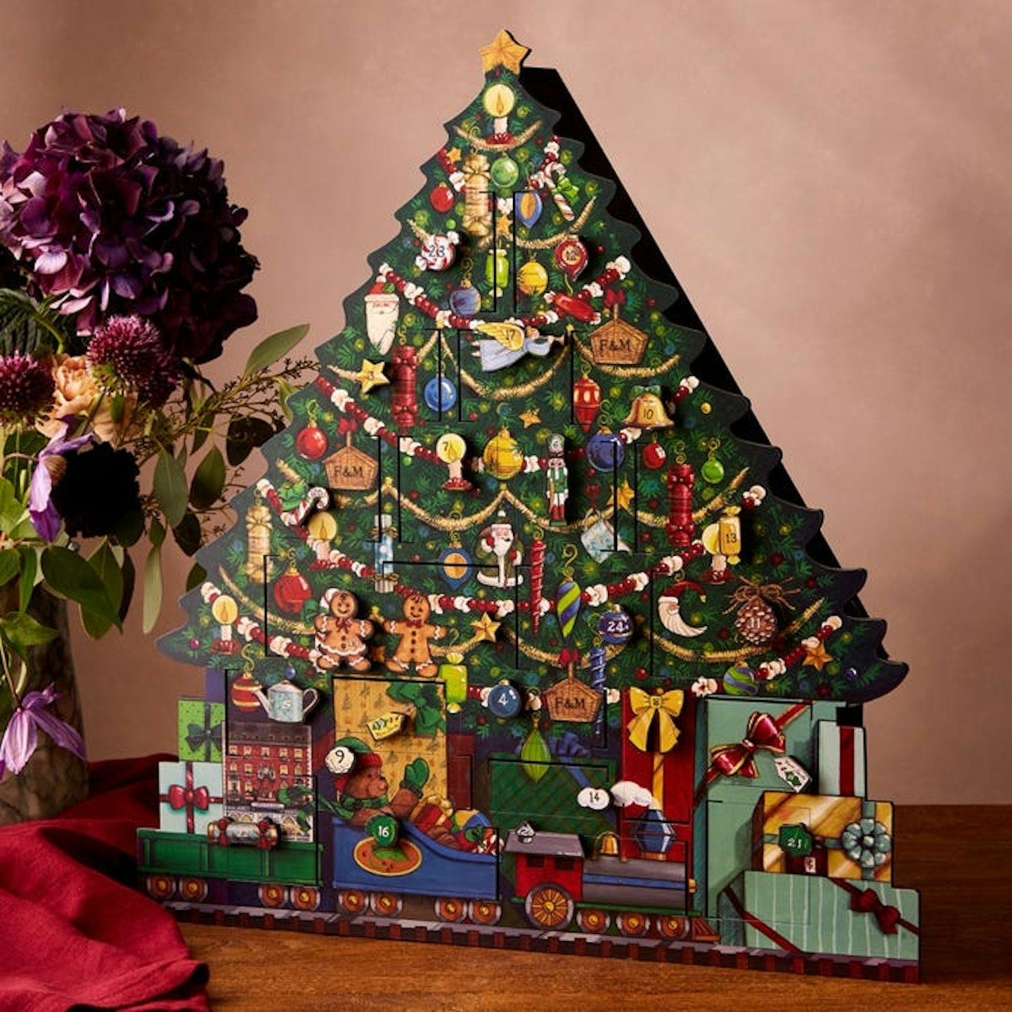 fortnum's christmas tree advent calendar 