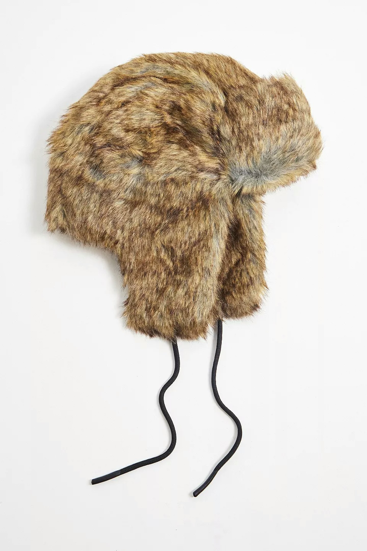 UO Brown Faux Fur Trapper Hat