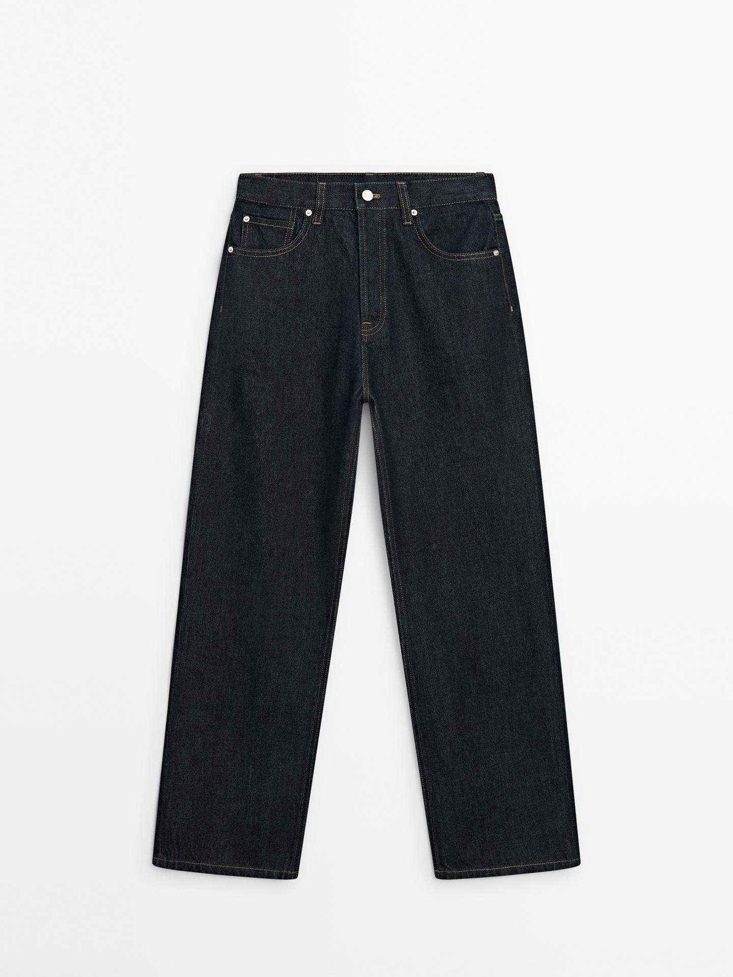 Massimo Dutti, Faded Straight Leg Jean