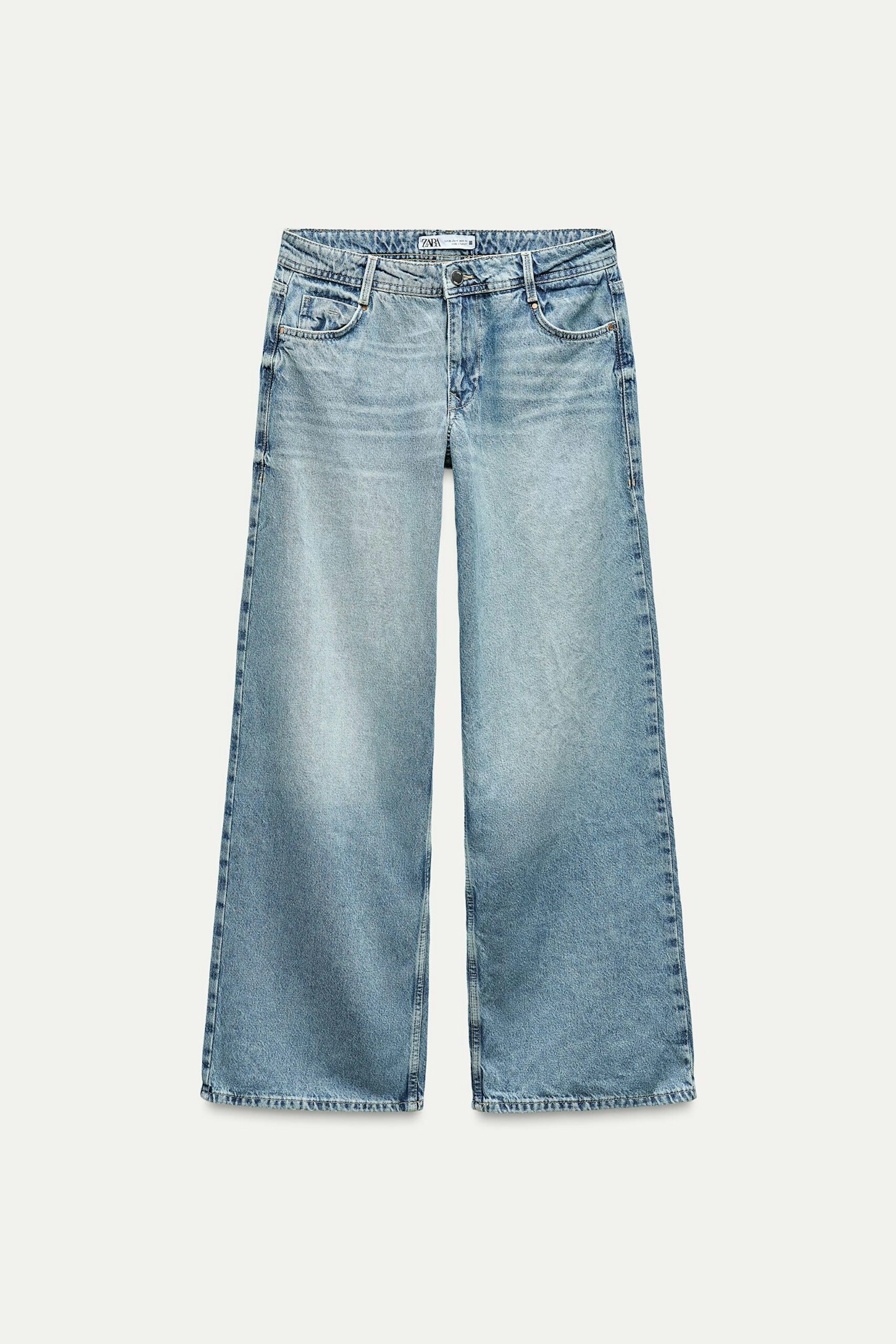 Zara, Z1975 Wide-leg Mid-rise Jeans